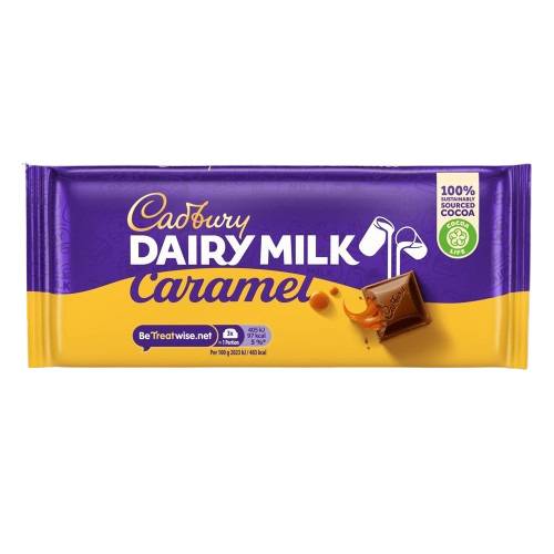 CADBURY DAIRY MILK CARAMEL BLOCK 120G