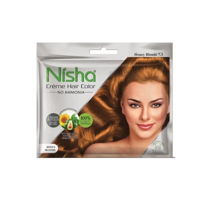 NISHA CREME HAIR COLOR HONEY BLONDE 20ML