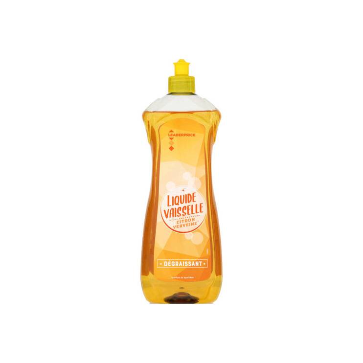 LEADER PRICE LIQUIDE VAISSELLE CITRON VERVEINE 750ML