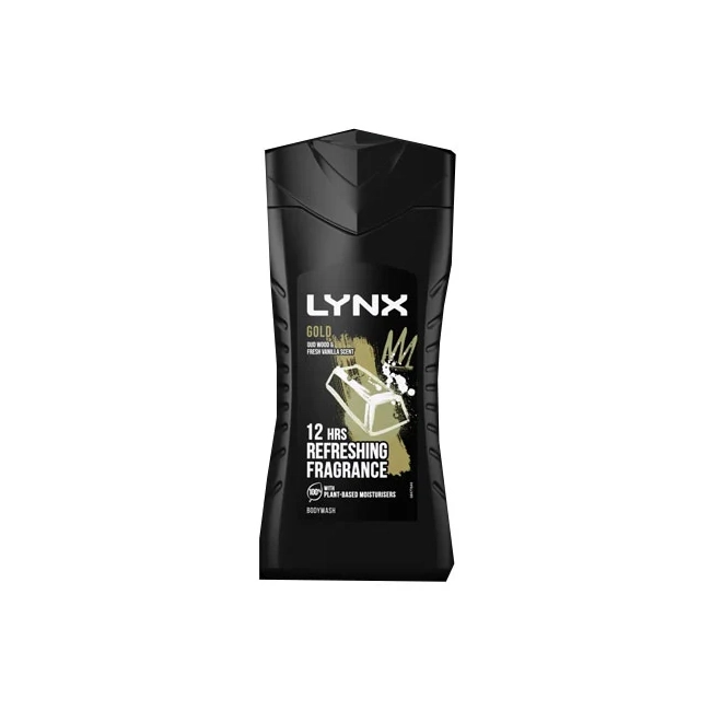 LYNX BODY WASH GOLD 225ML