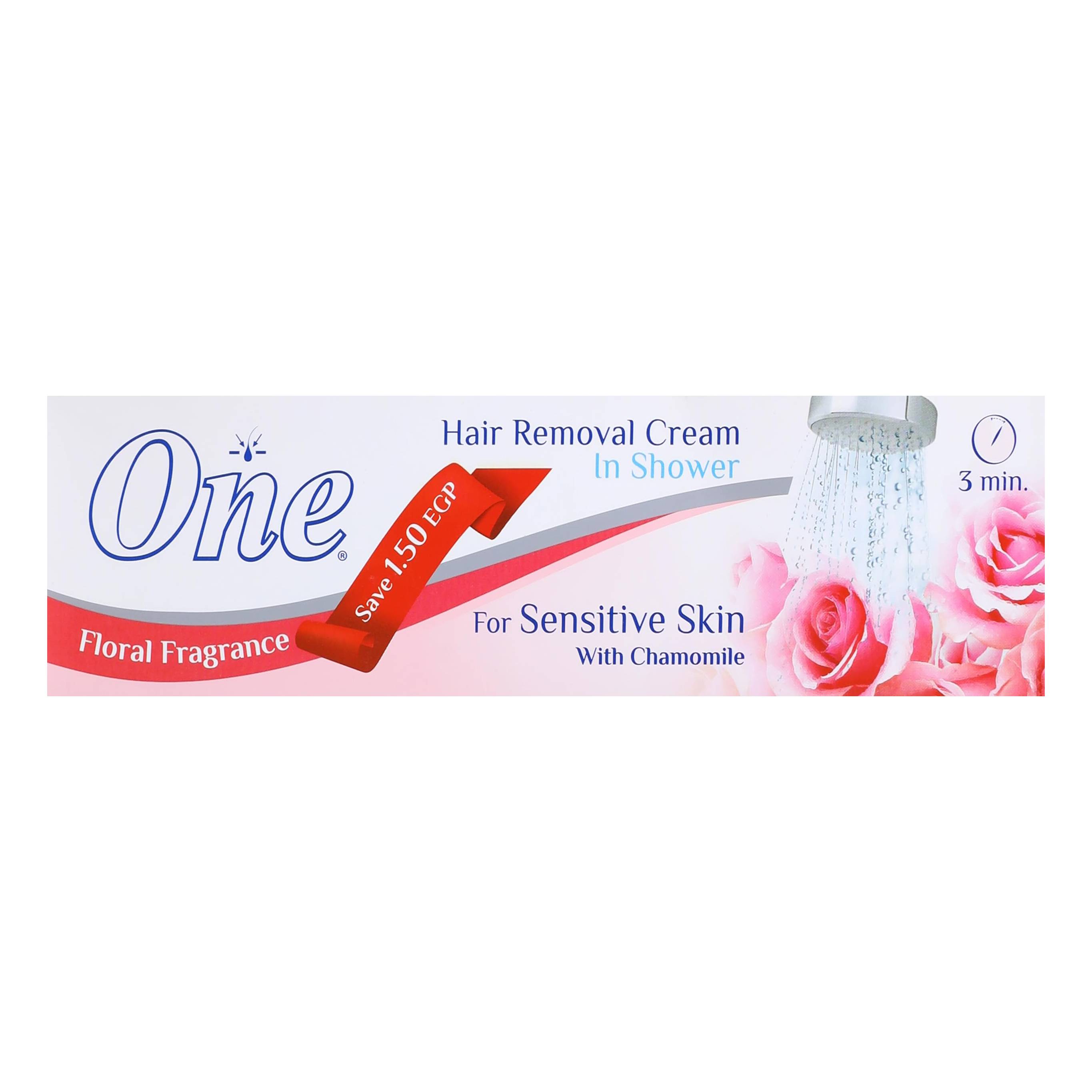 LIVING ONE PERFUMED HAIR REMOVAL CREAM ROSE 60G