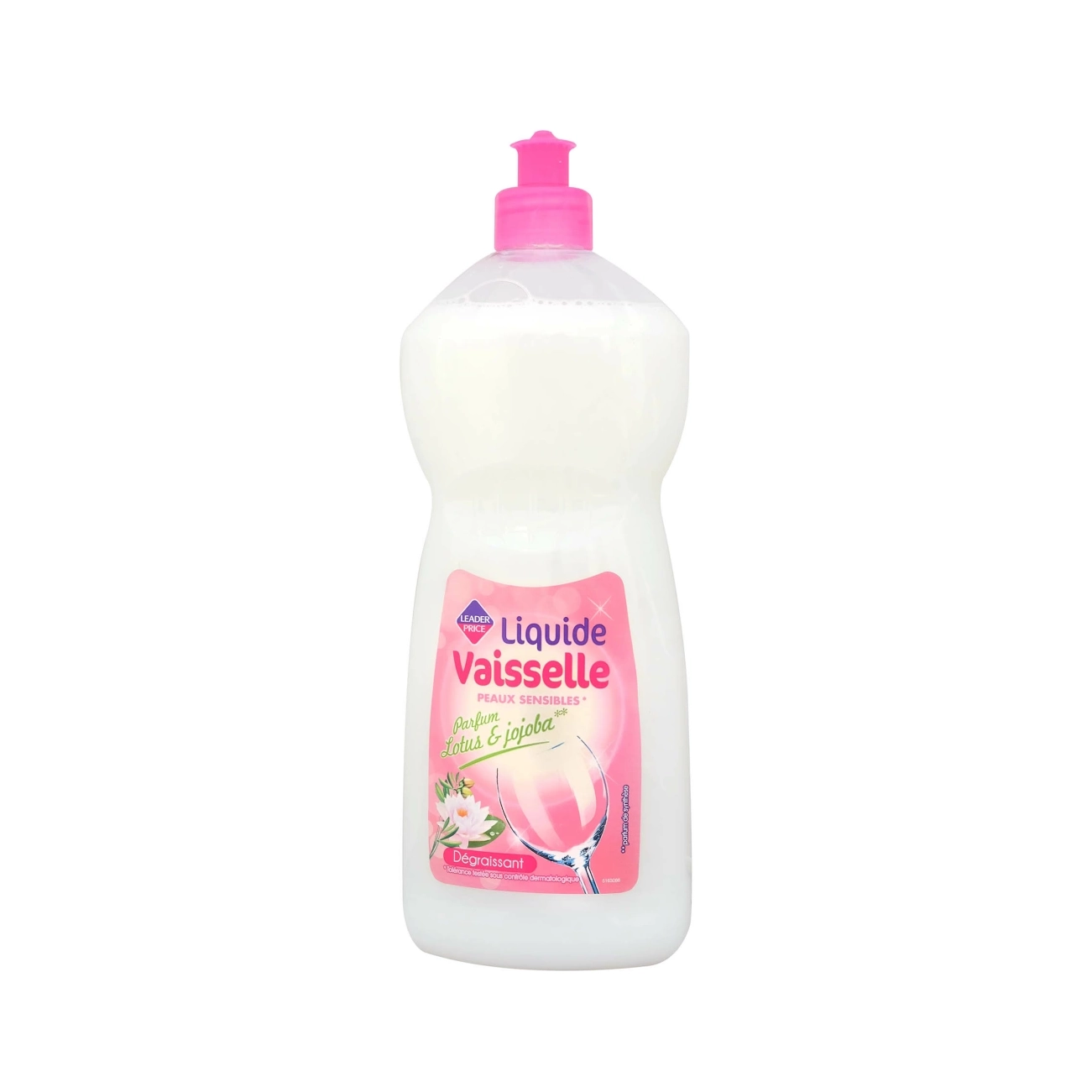 LEADER PRICE LIQUIDE VAISSELLE PEAUX SENSIBLES AMANDE 750ML