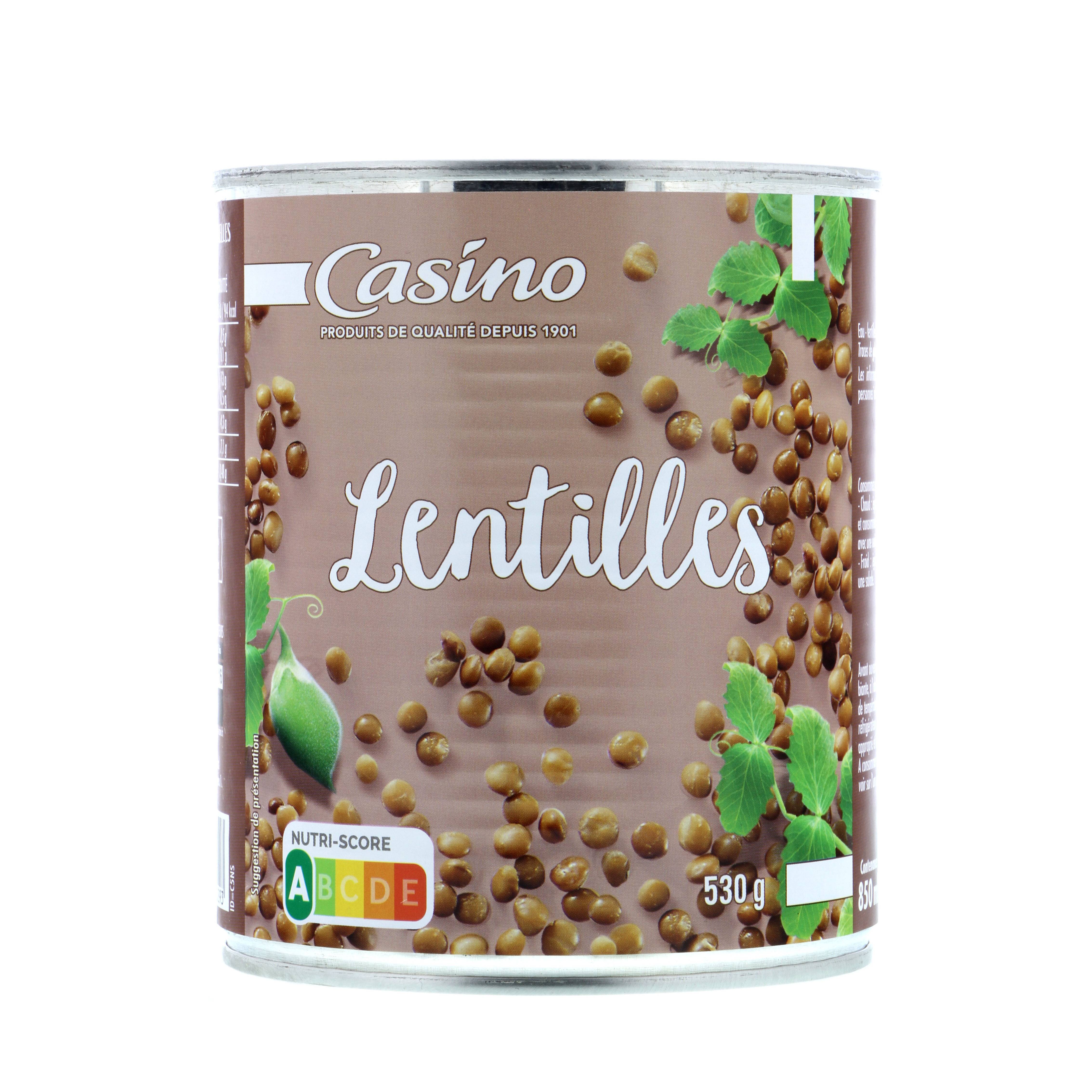 CASINO LENTILLES 800G