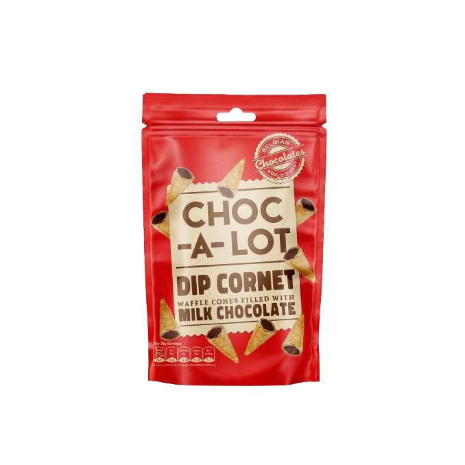 BIFA CHOC A LOT  MILK CHOCOLATE DIP CORNET 120G