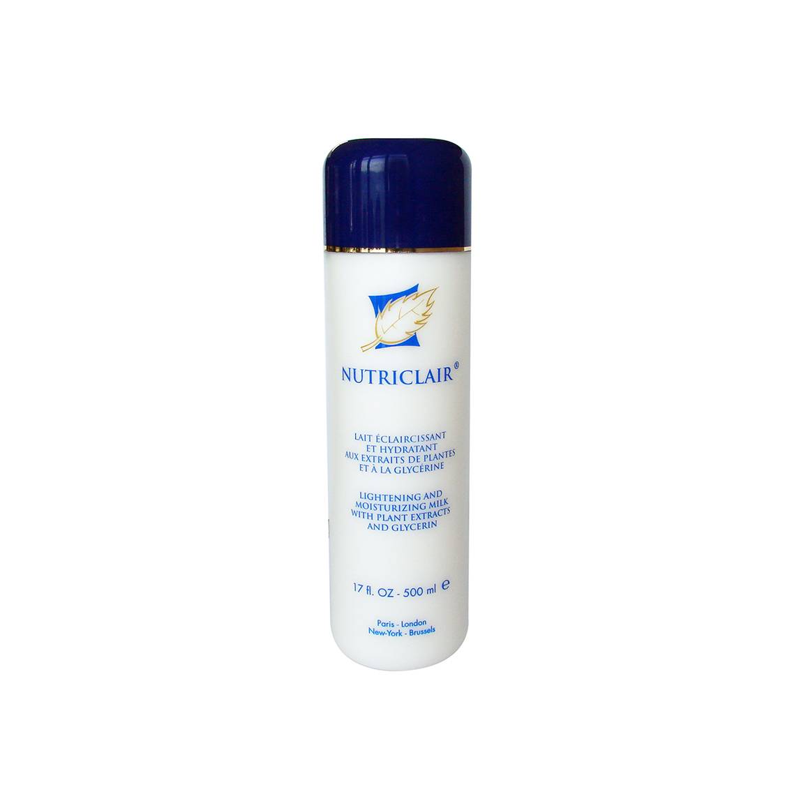 NUTRICLAIR LIGHTENING AND MOISTURIZING MILK WITH PLANT EXTRACTS AND GLYCERIN 500ML