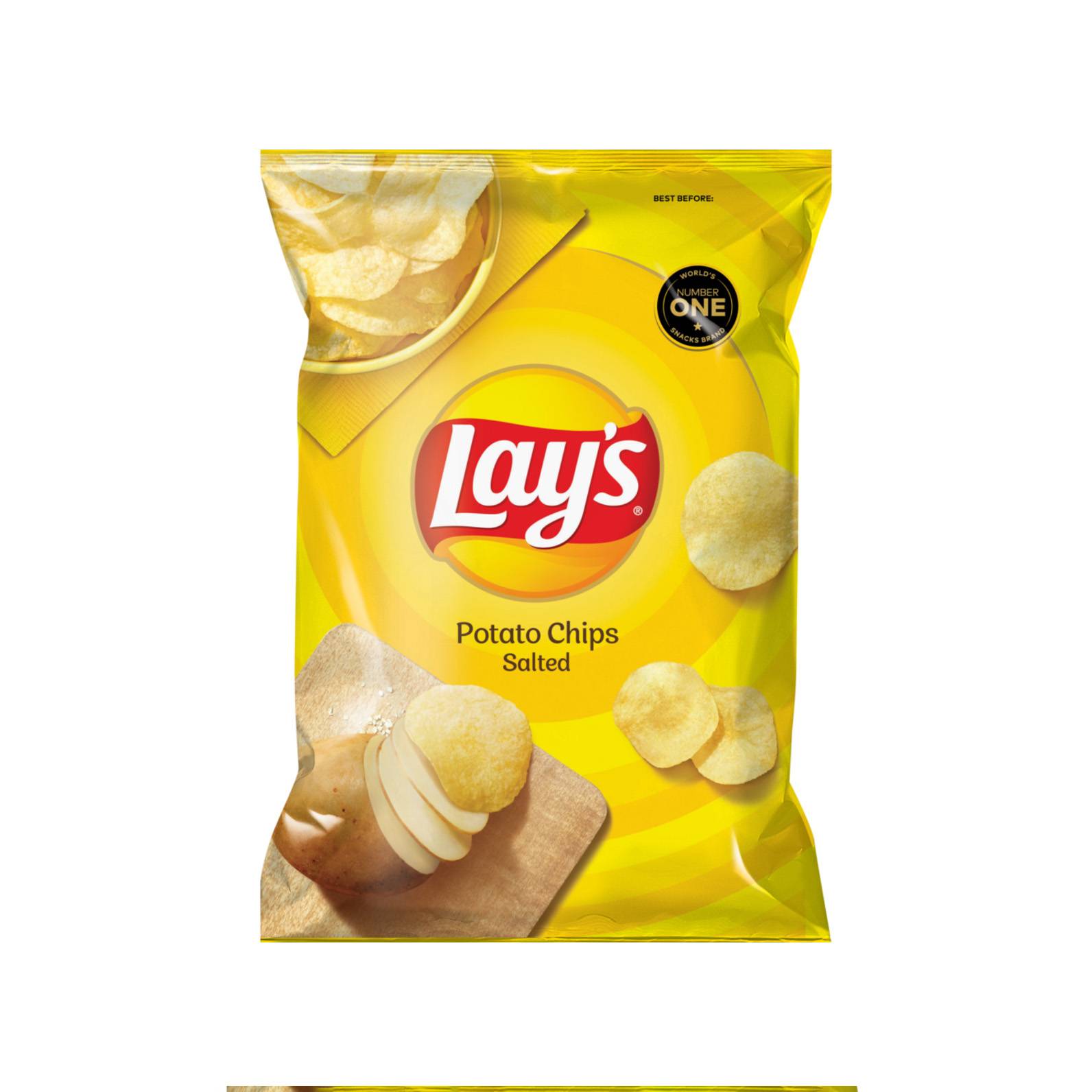 LAYS POTATO CHIPS SALTED 97G