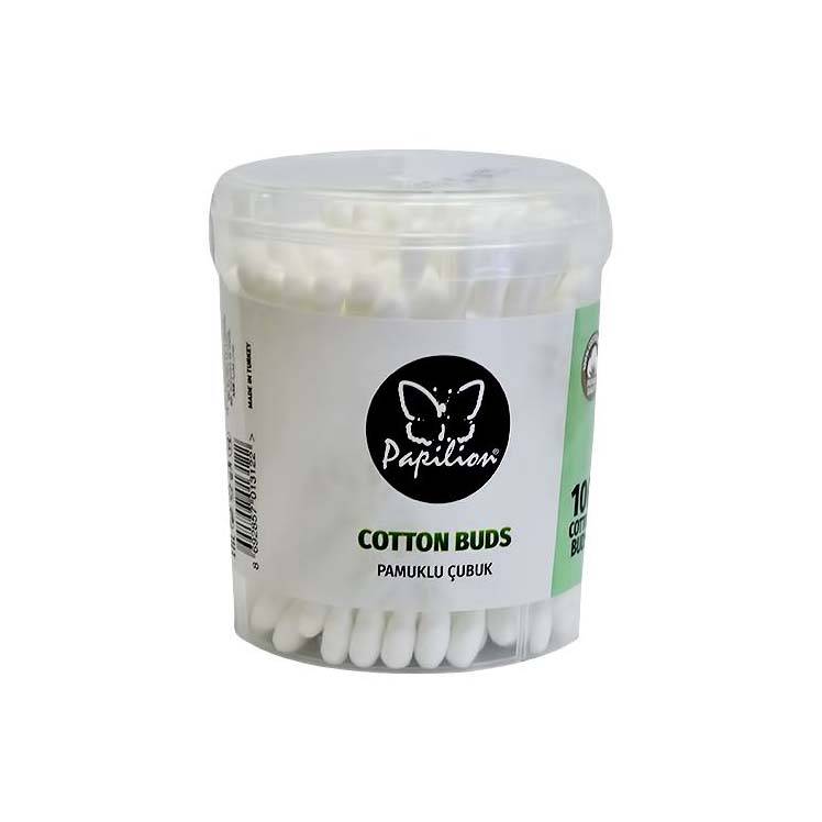 PAPILION COTTON BUDS CYLINDER 100PCS