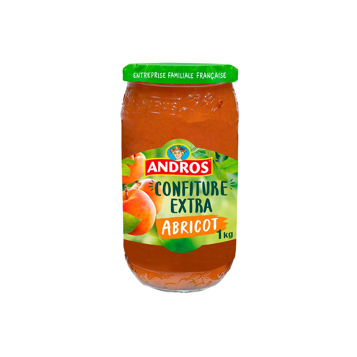 ANDROS CONFITURE EXTRA ABRICOT 1KG