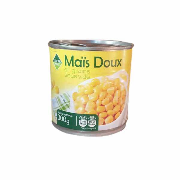 LEADER PRICE MAIS DOUX EN GRAINS 300G