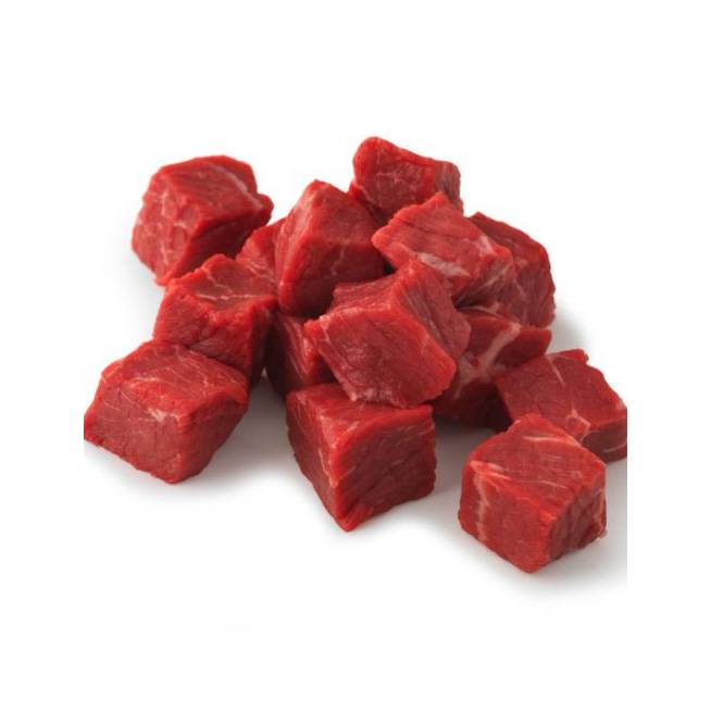 Beef cubes per KG