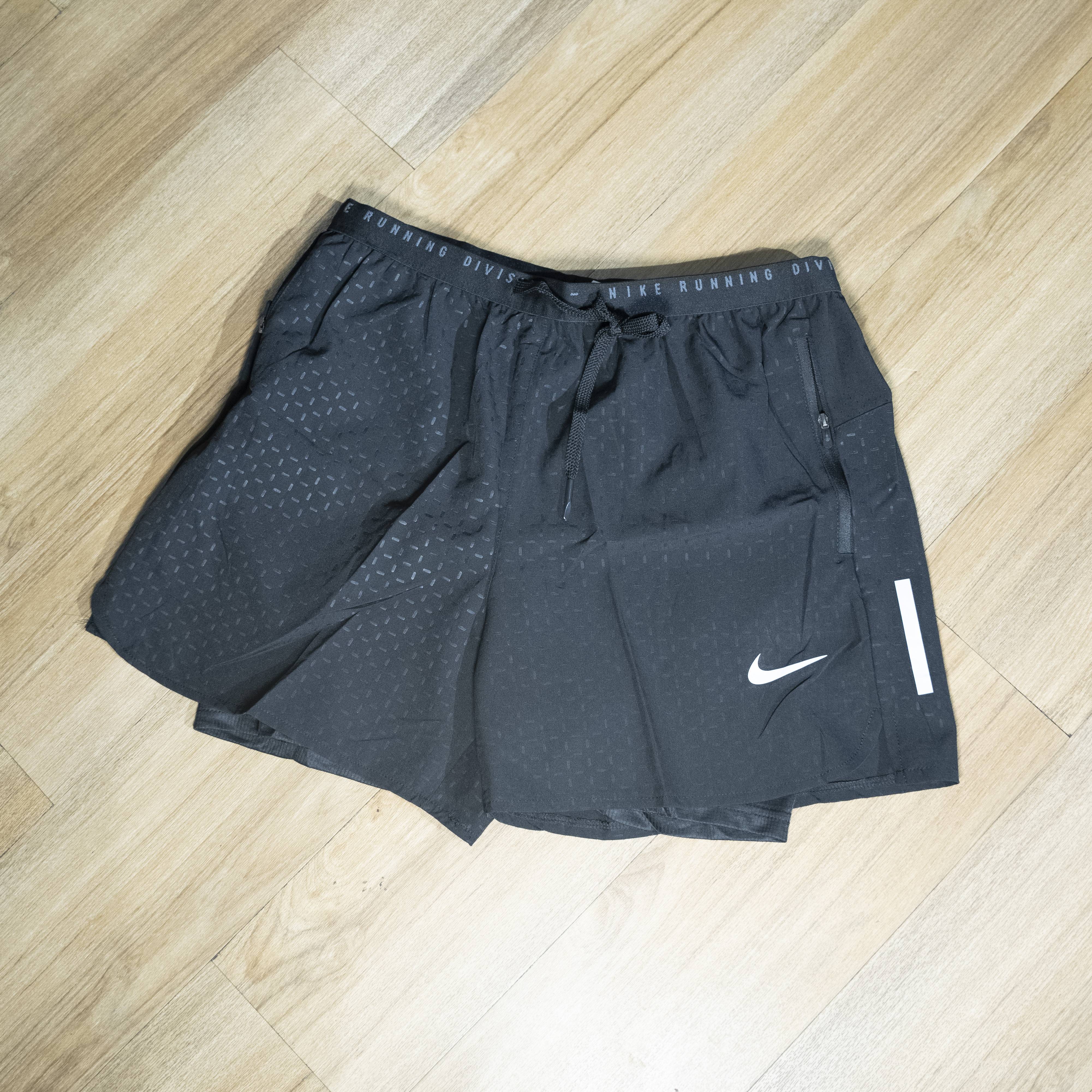 Reflective Detail Nike Men's Black Running Shorts