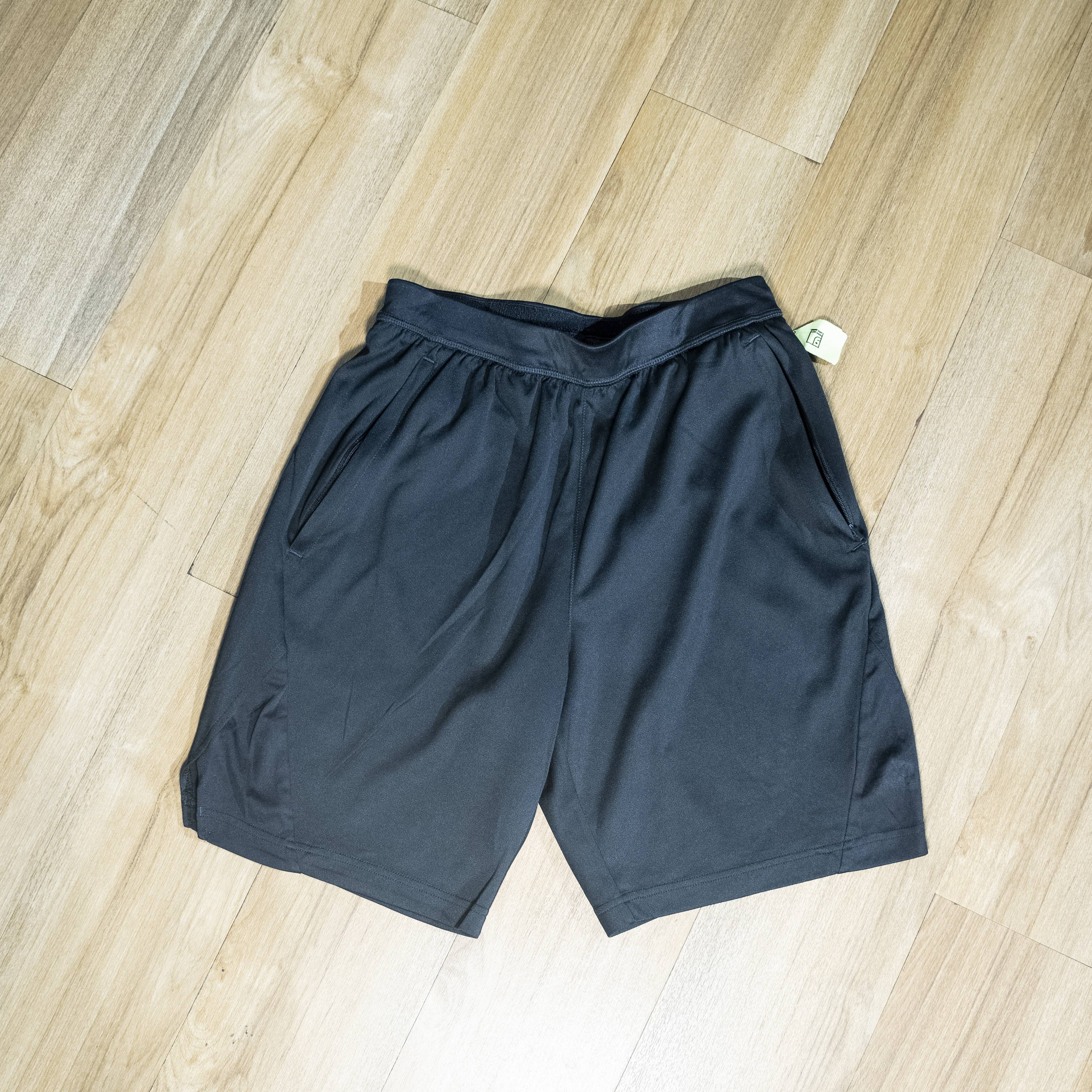 Men's Black Casual Athletic Shorts