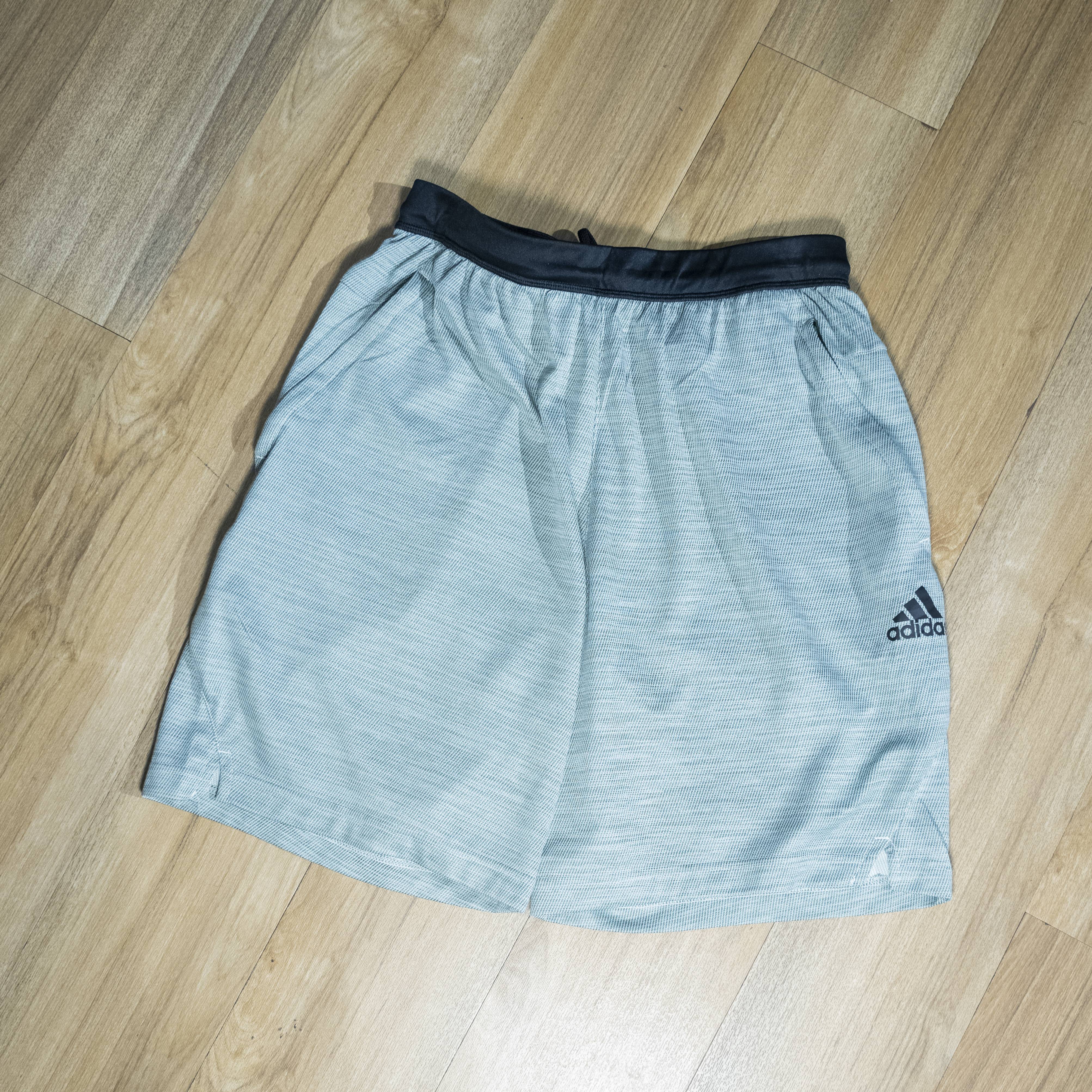 Adidas Men's Light Gray Performance Shorts