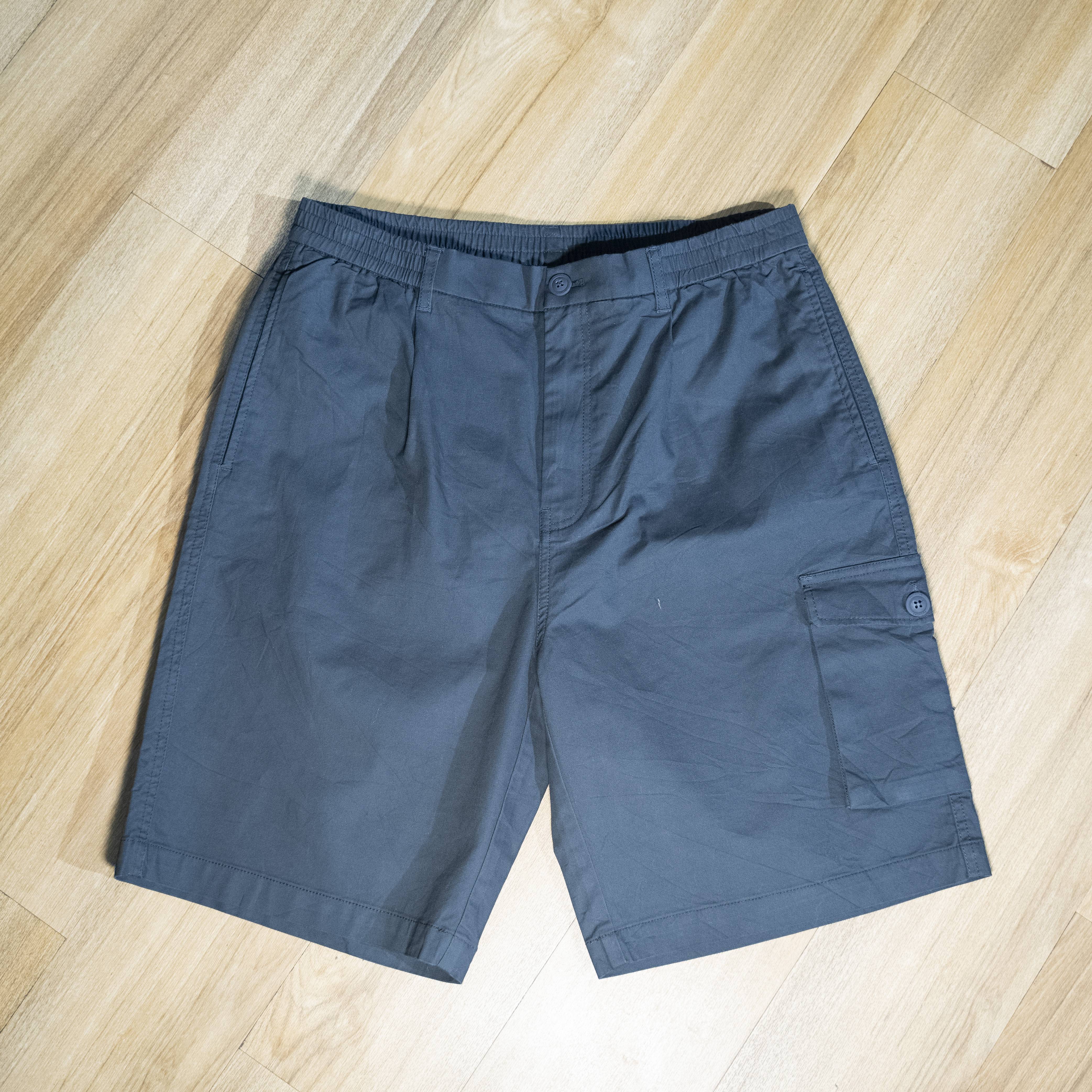 Men's Cargo Shorts - Charcoal Gray