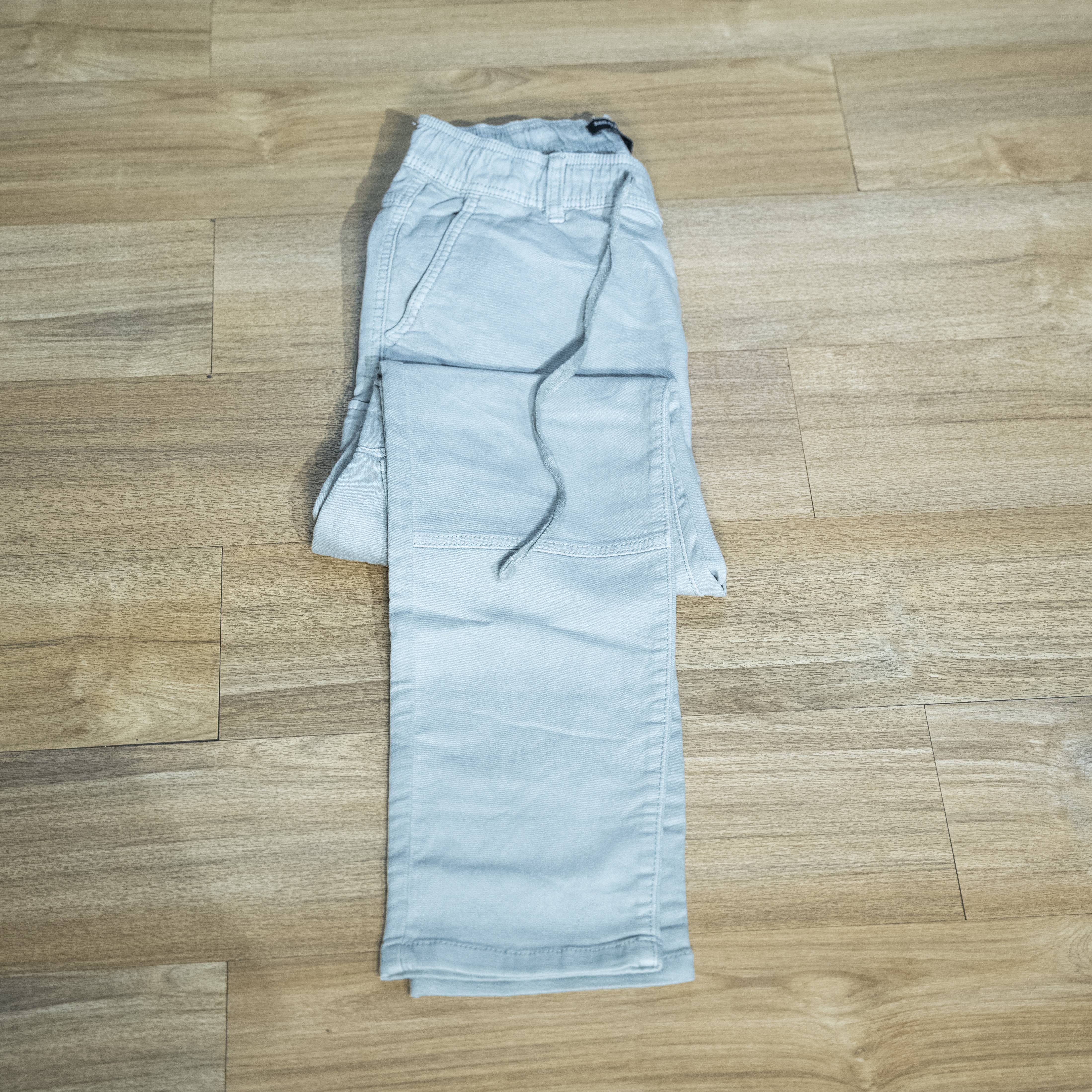 Men's Light Grey Cargo Pants