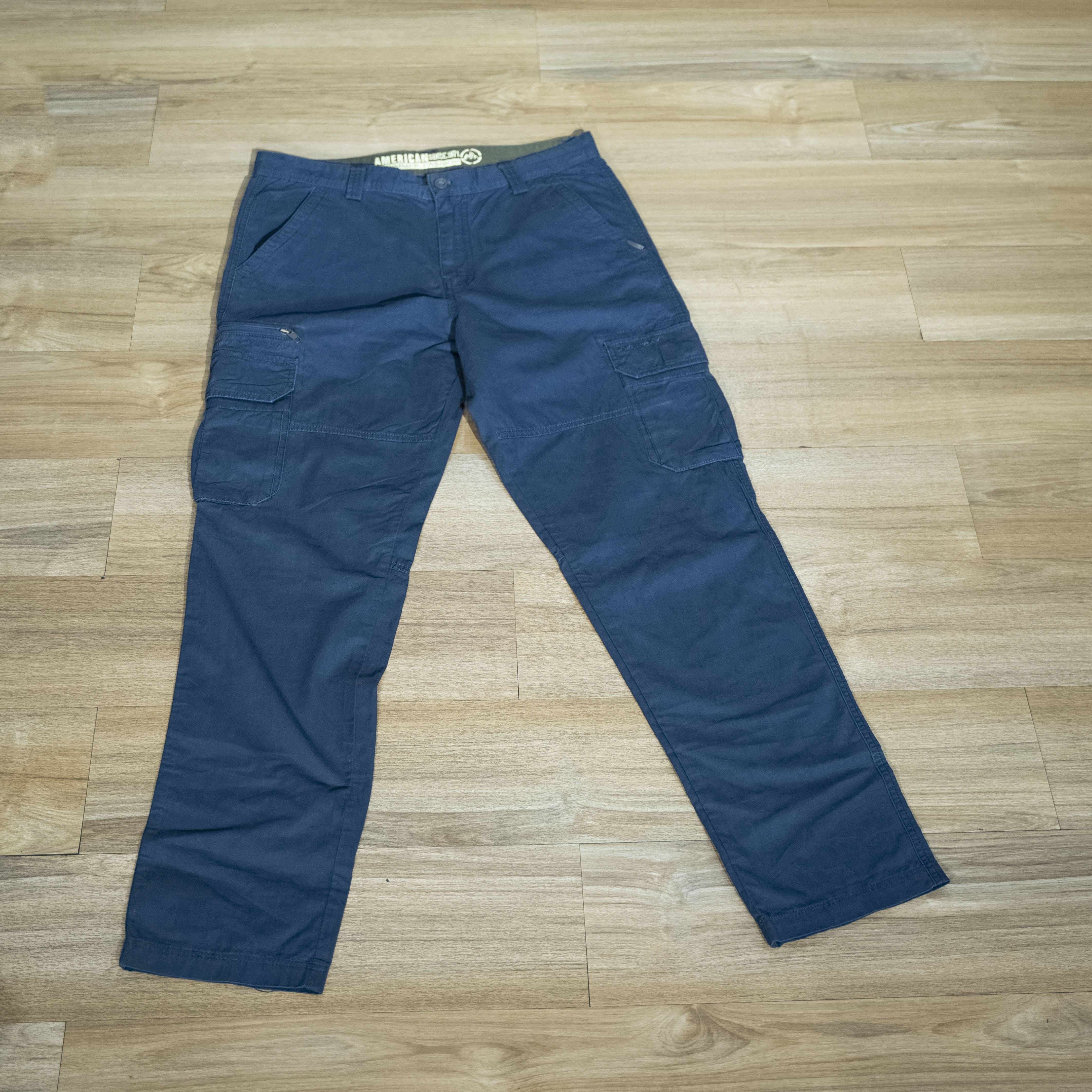 Men's Navy Blue Cargo Pants