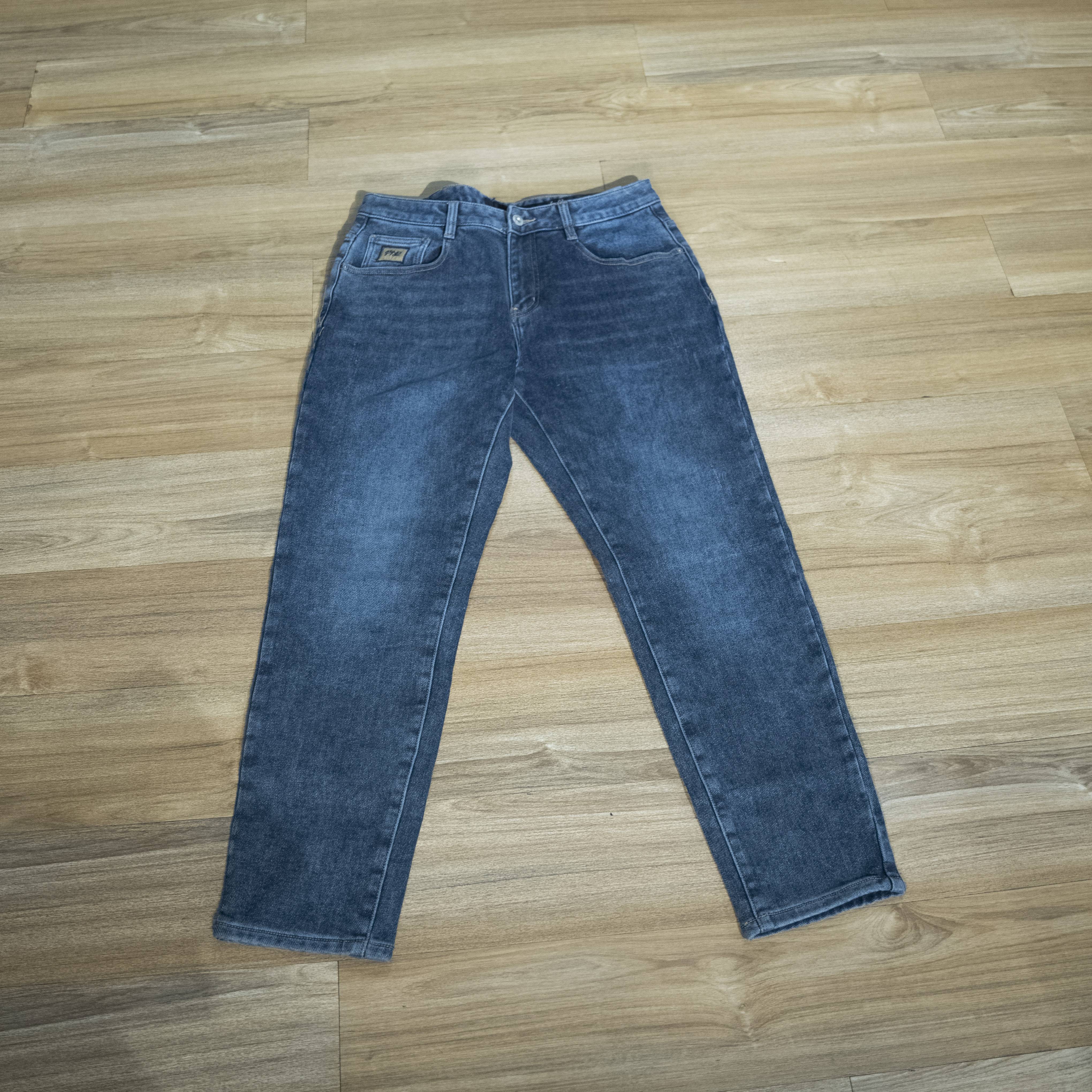 Men's Dark Wash Slim-Fit Jeans