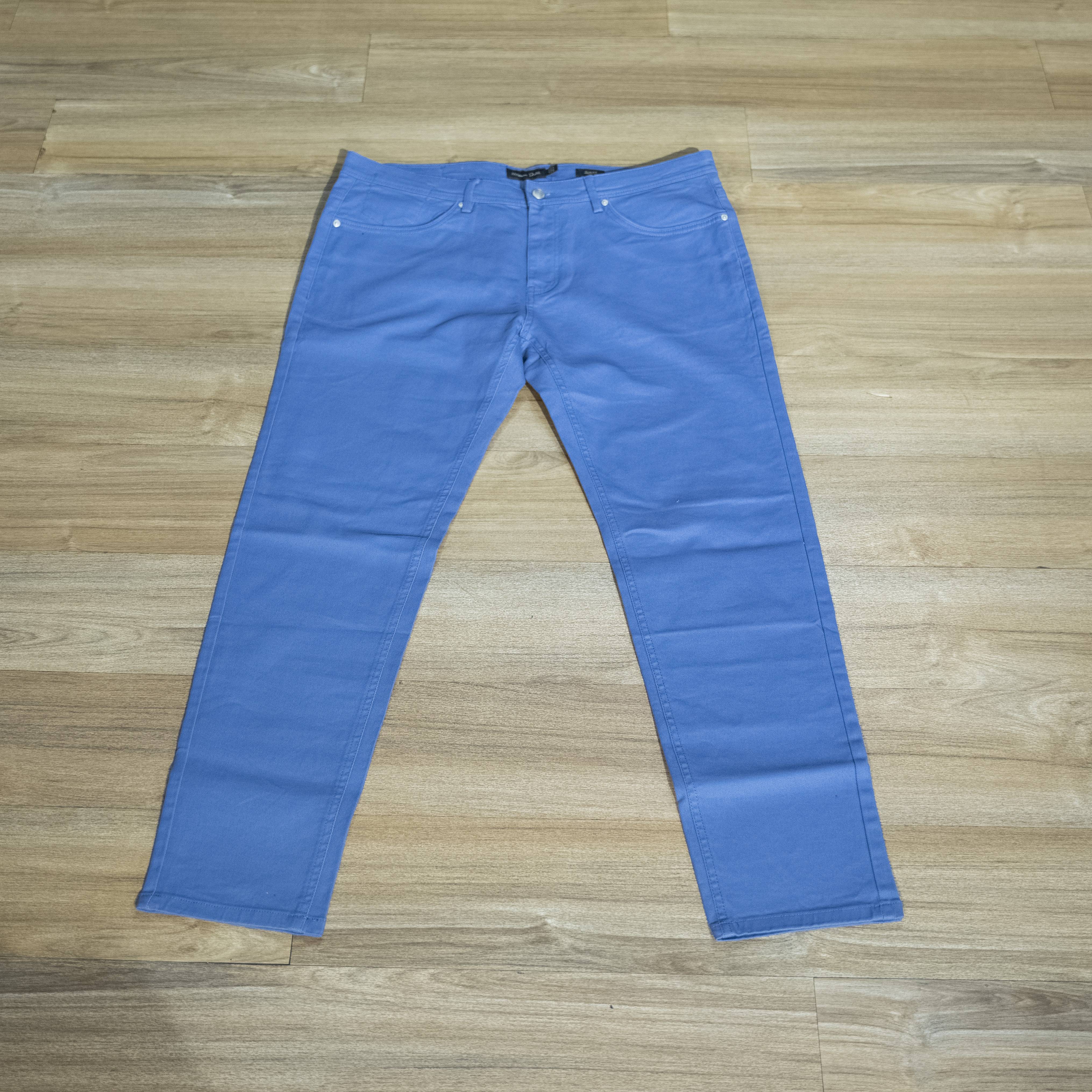 Men's Blue Slim-Fit Jeans