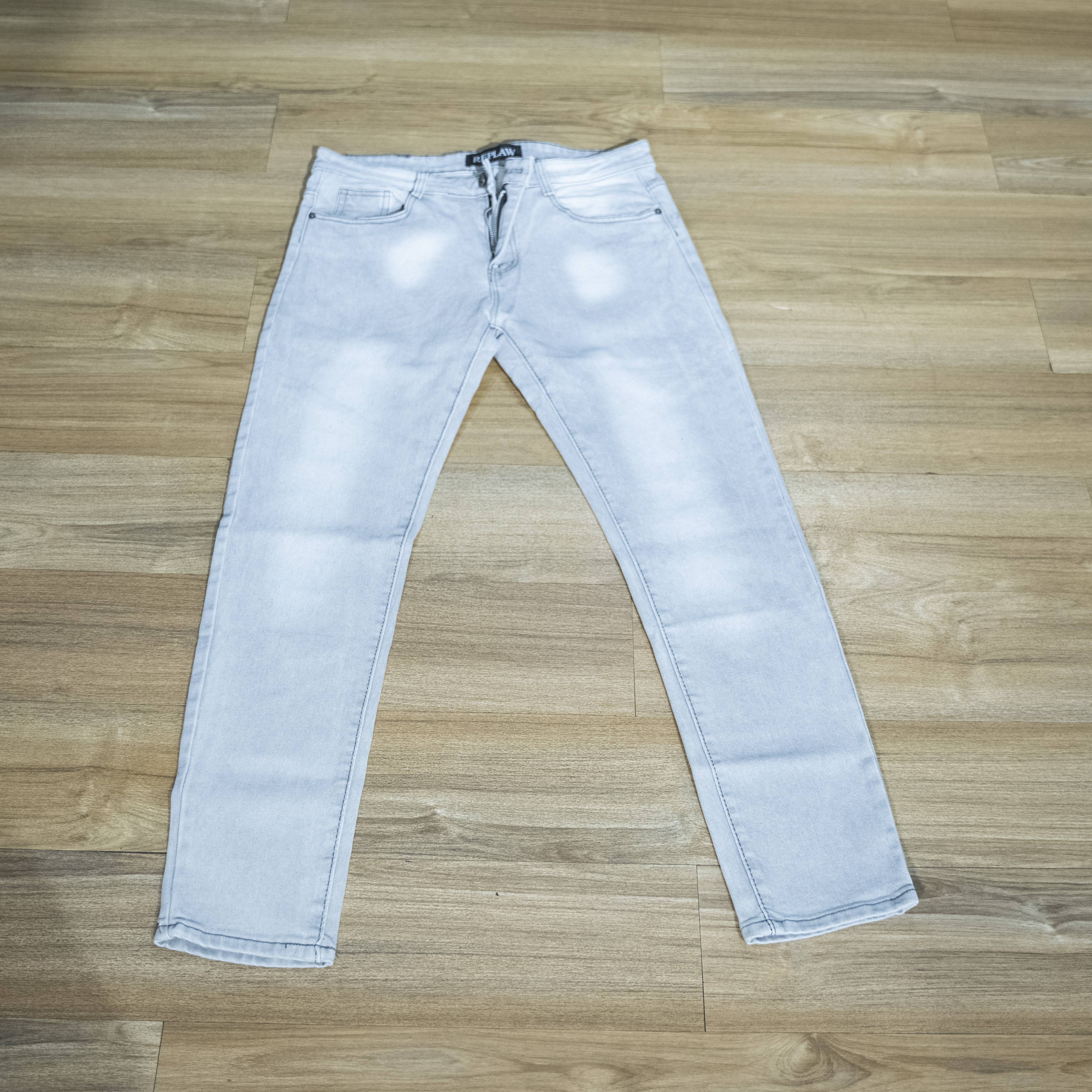 Men's Light Wash Skinny Jeans