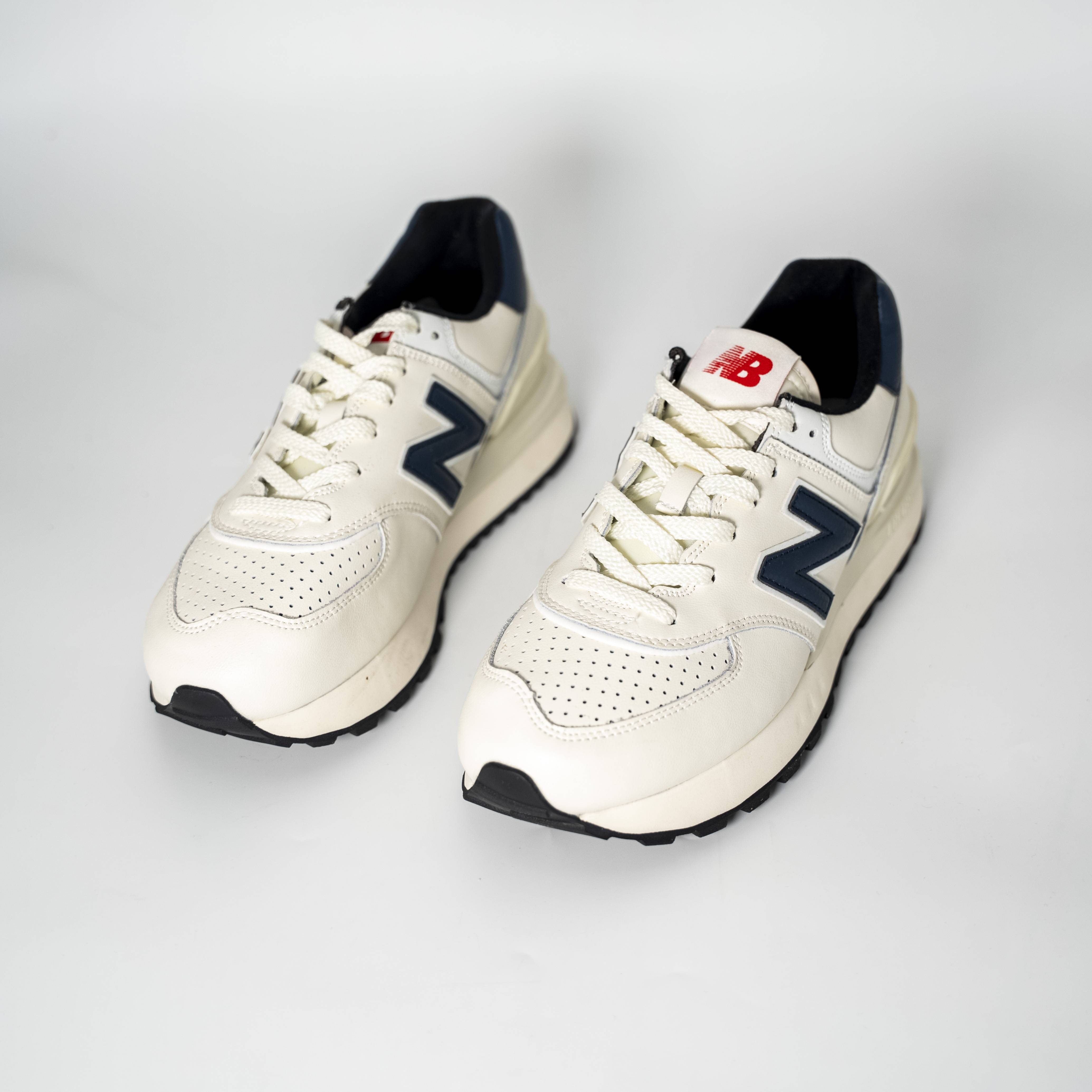 New Balance Men's 574 Classic Sneakers in Off-White