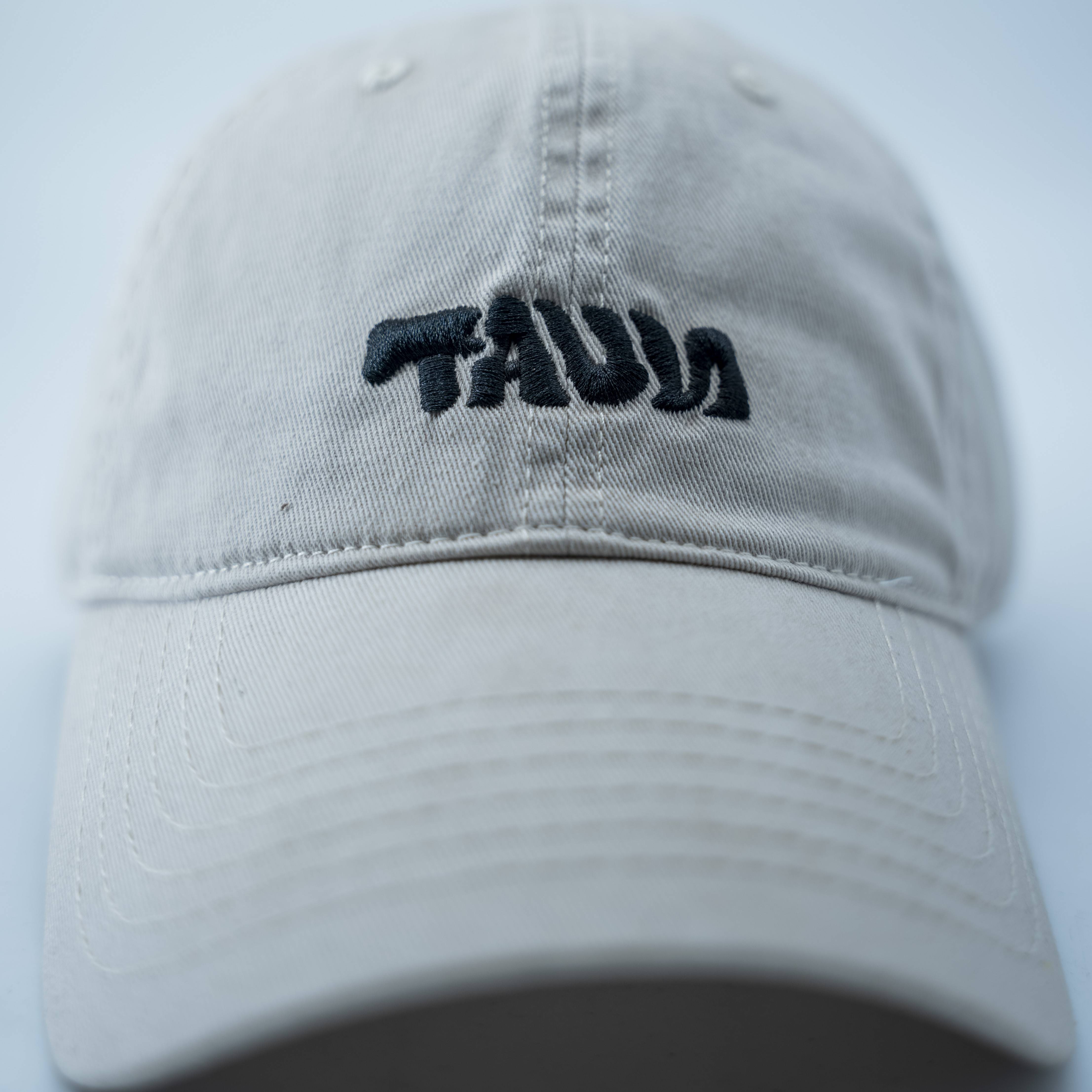 Beige Cap with "TAUA" Embroidery