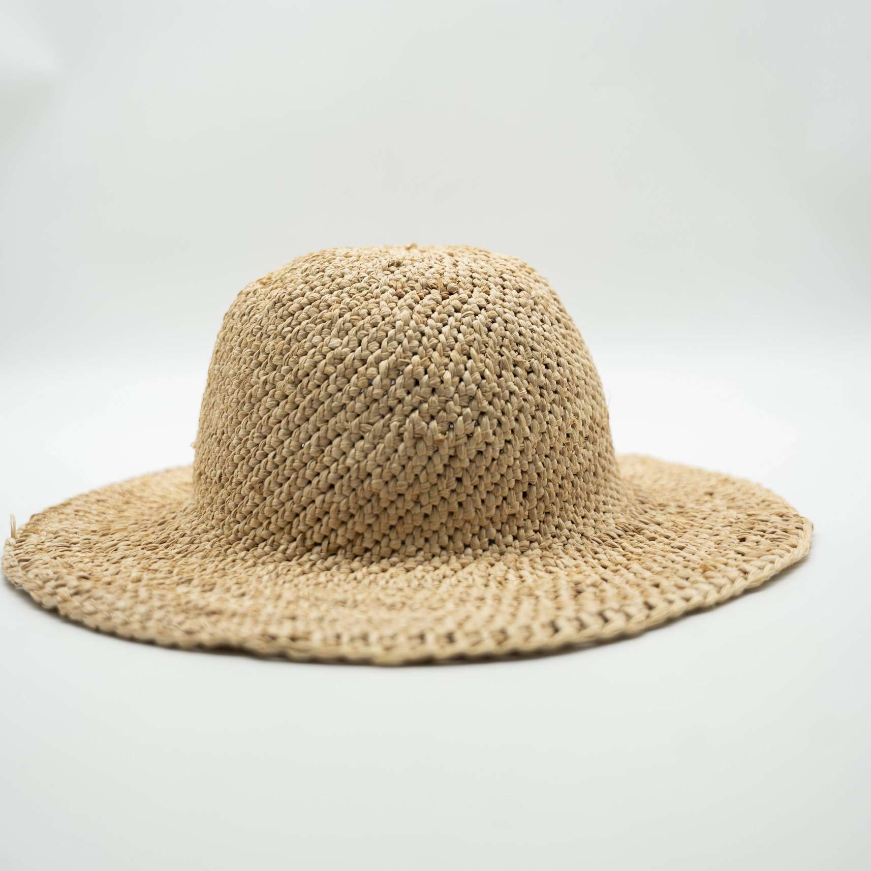 Natural Woven Straw Sun Hat