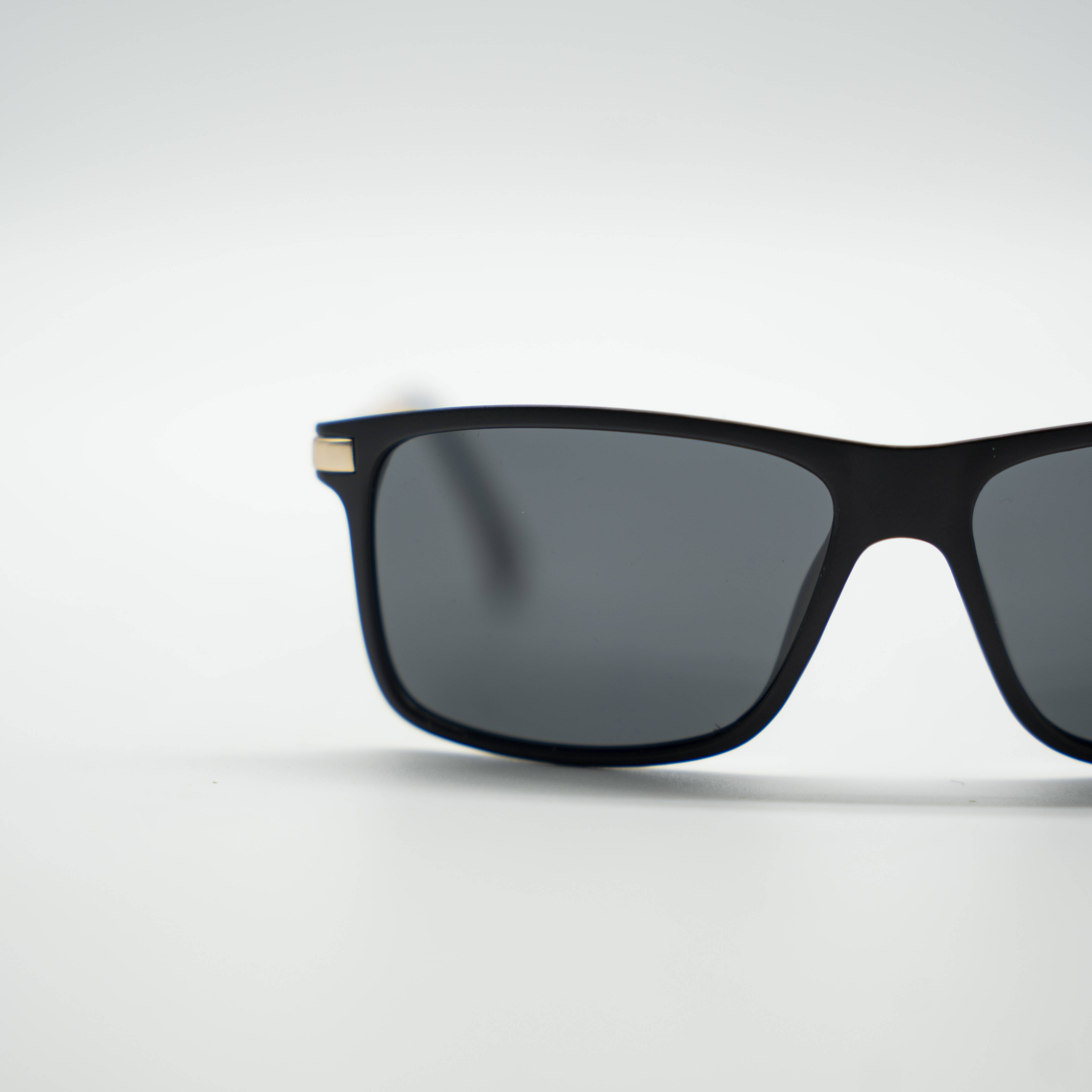 Mont Blanc Classic Black Square Sunglasses