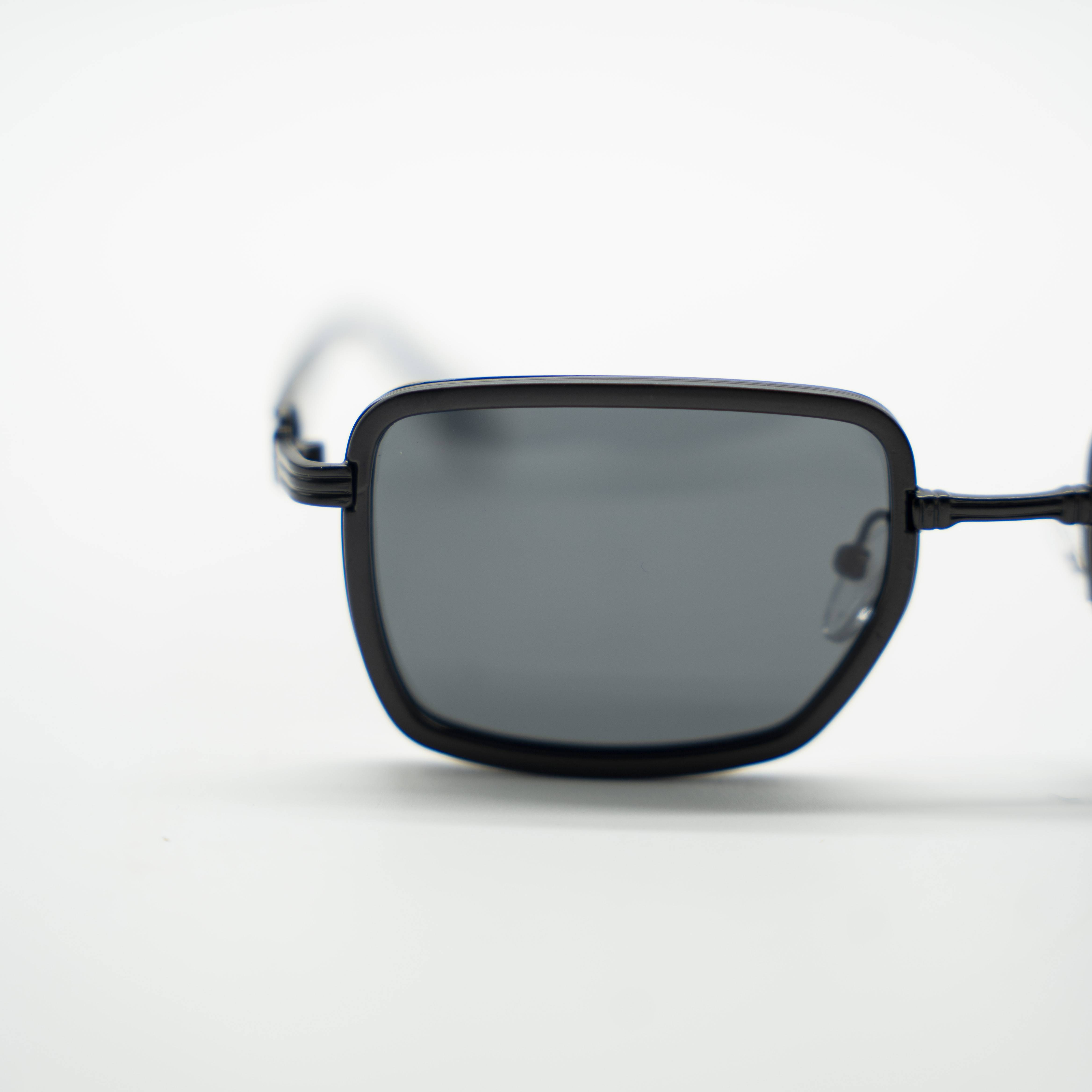 Polarized Black Square Sunglasses