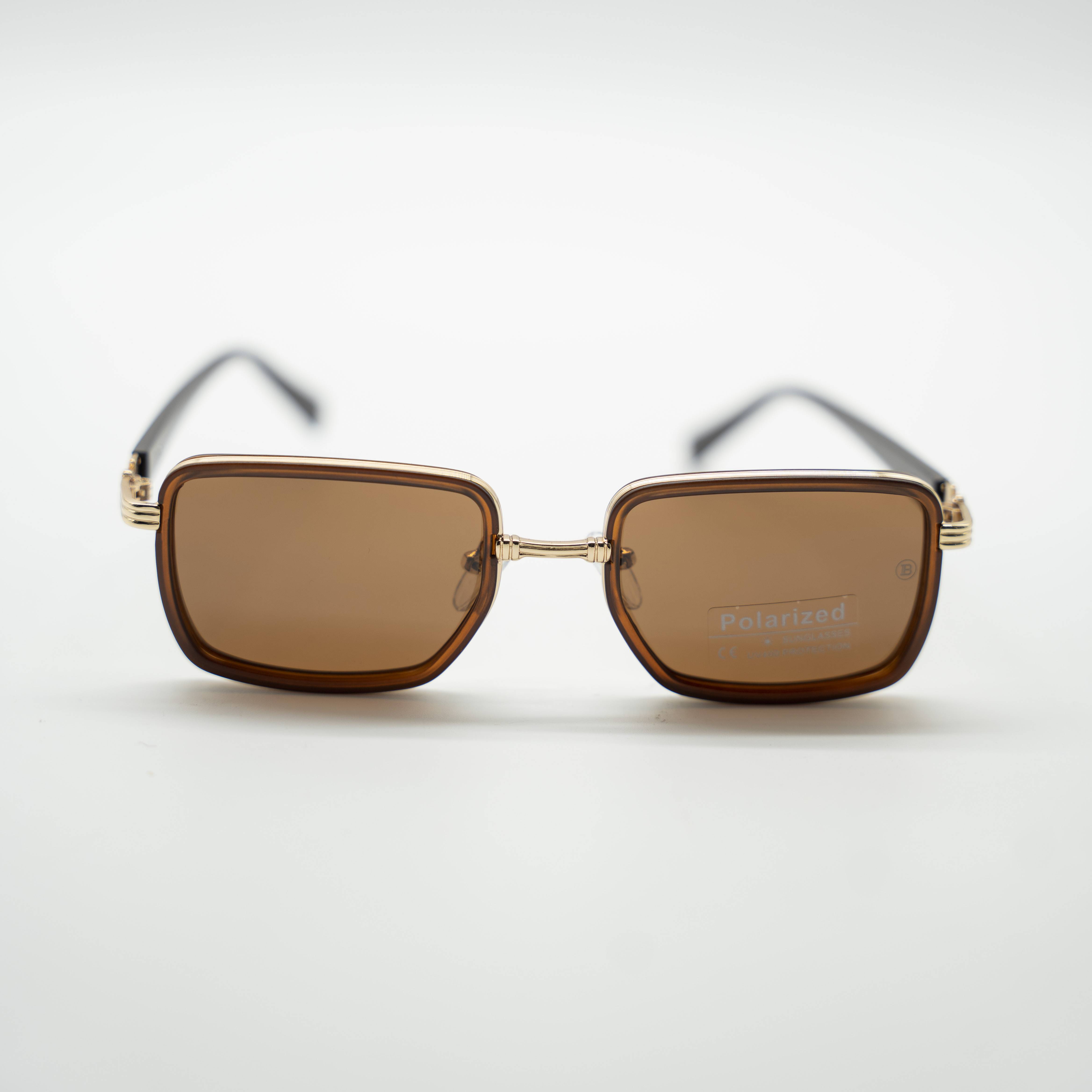 Polarized Brown Square Sunglasses