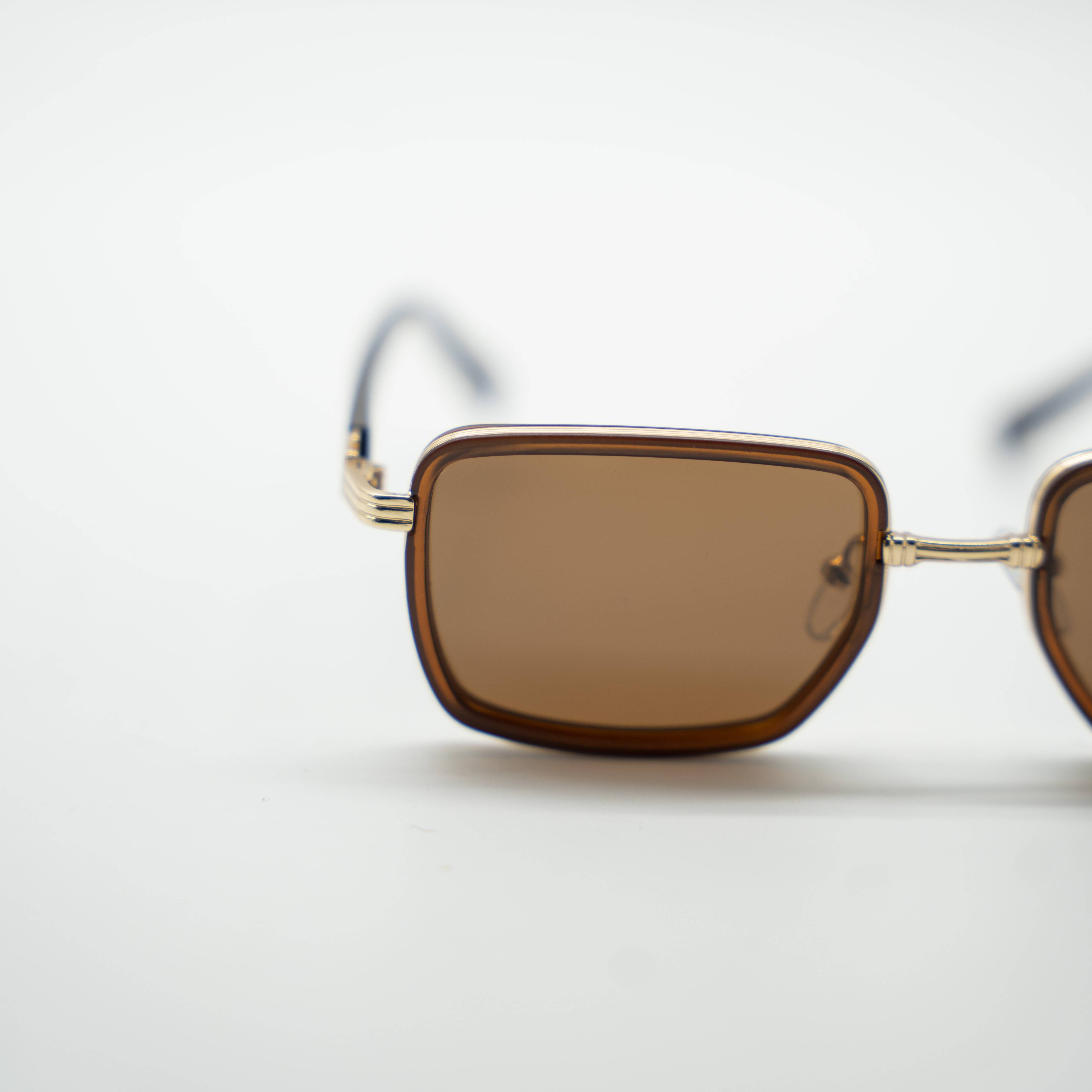 Polarized Brown Square Sunglasses