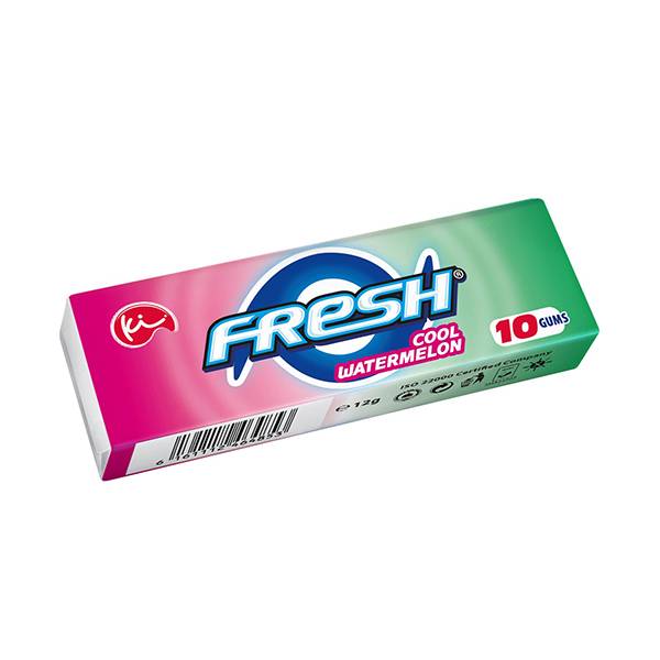 Fresh Cool Fruity Chiwing Gum 10pcs