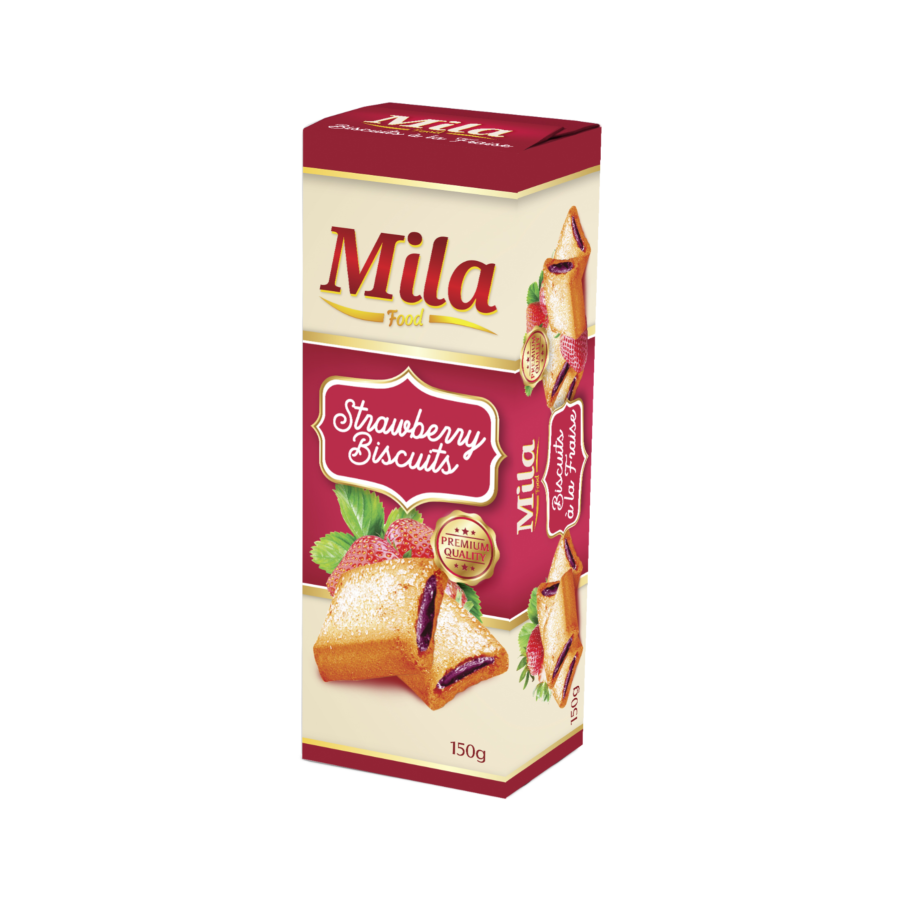 Mila Delice Biscuit Strawberry