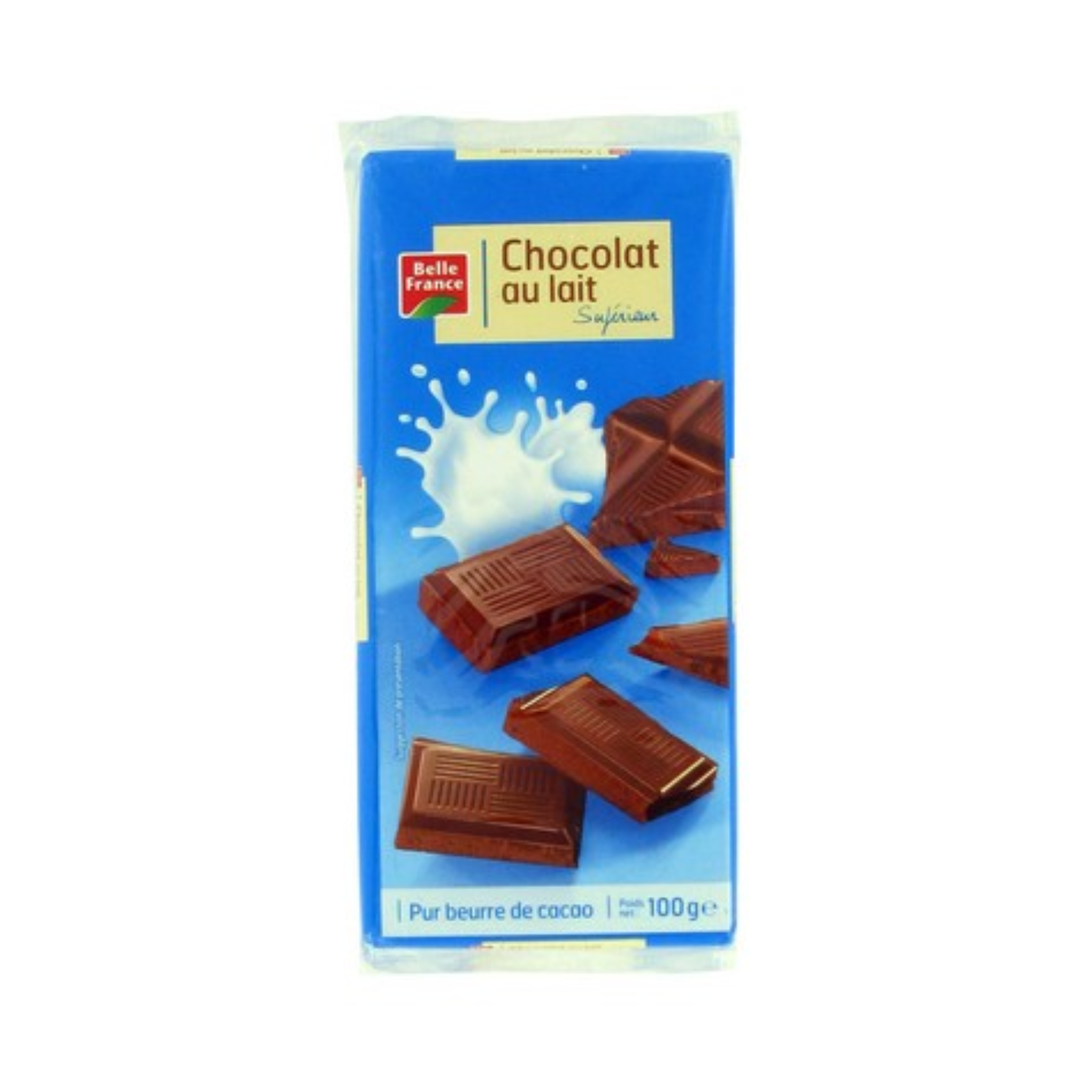 Belle france chocolat bars with milk