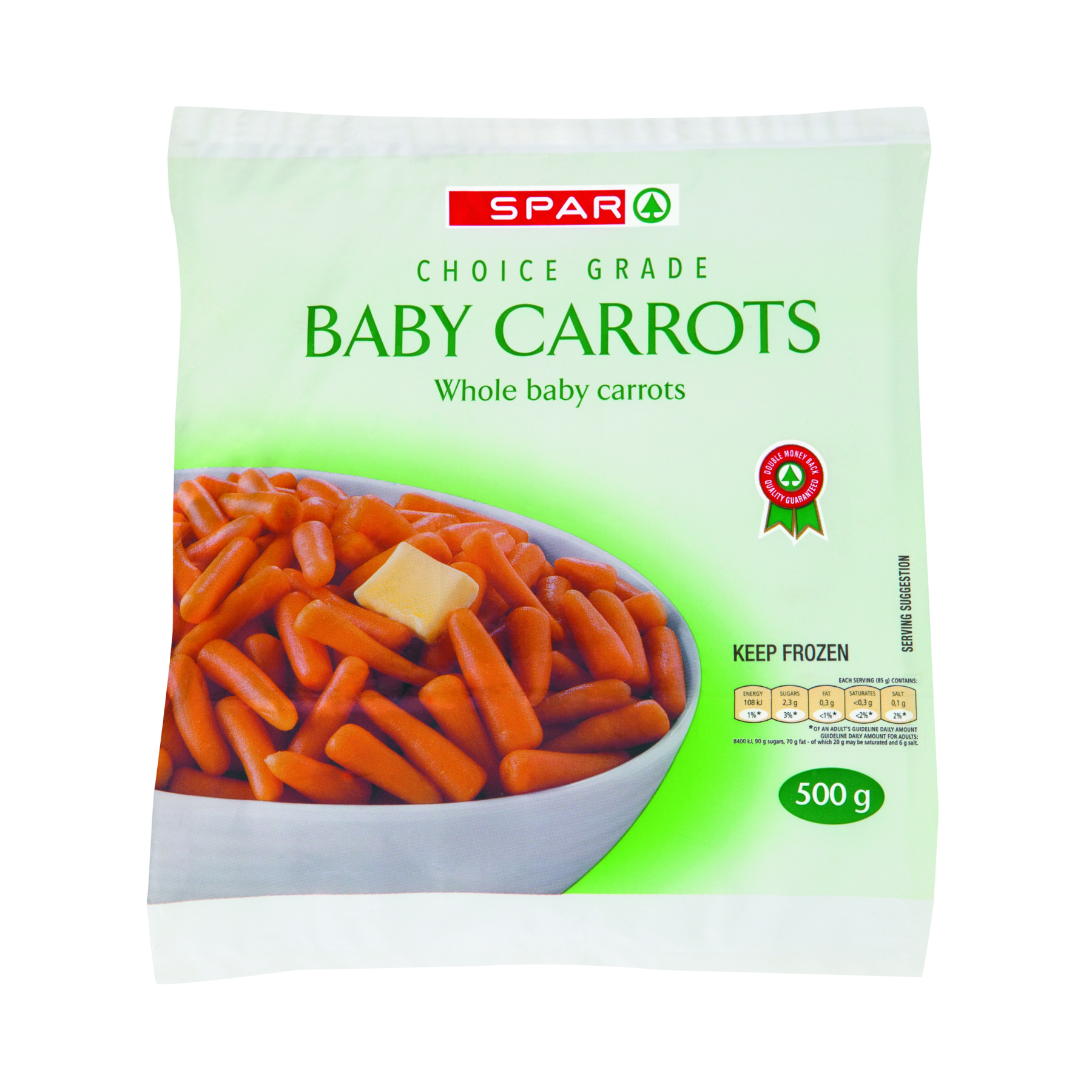 SPAR PEAS AND BABY CARROTS