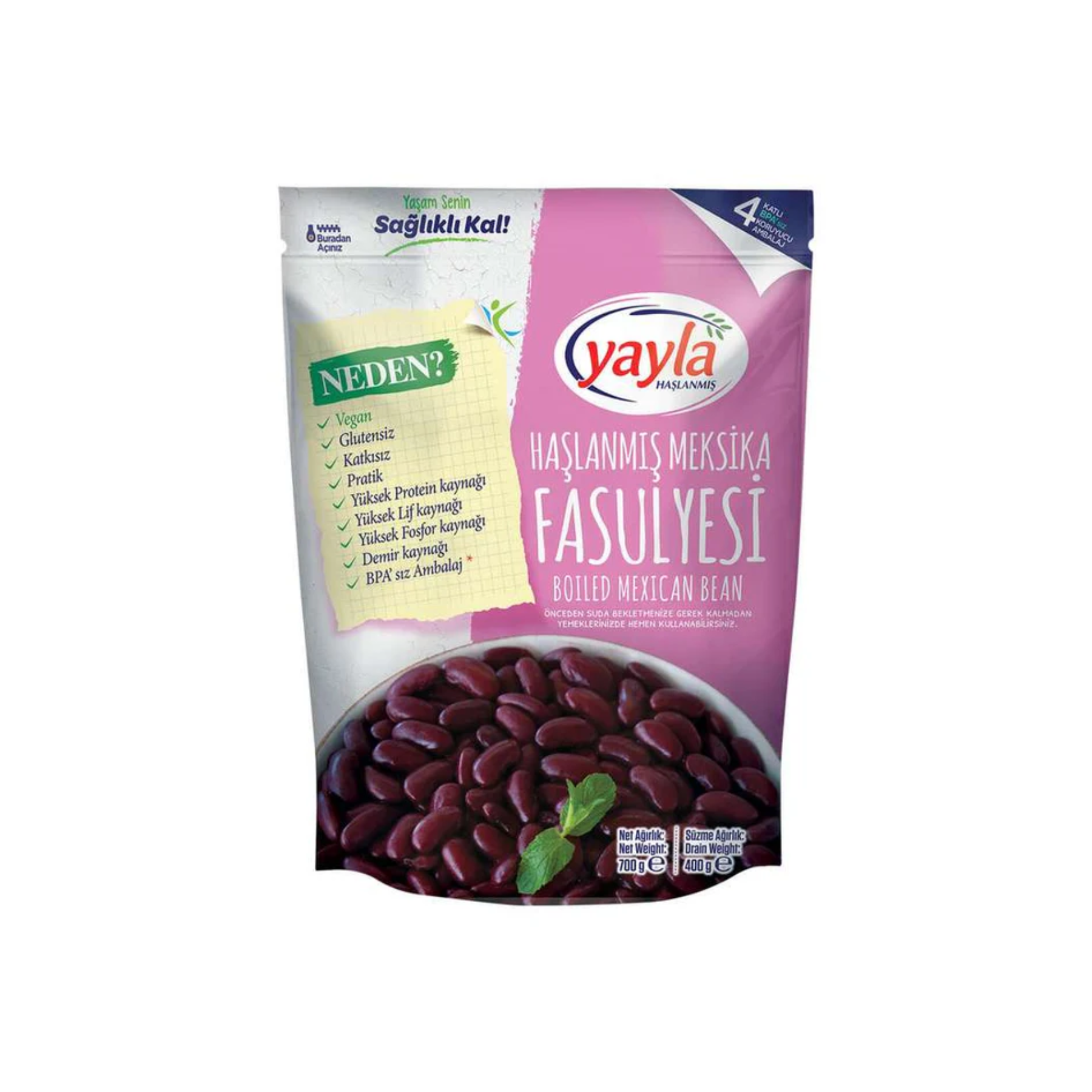 Yayla Boiled Red kidney Beans