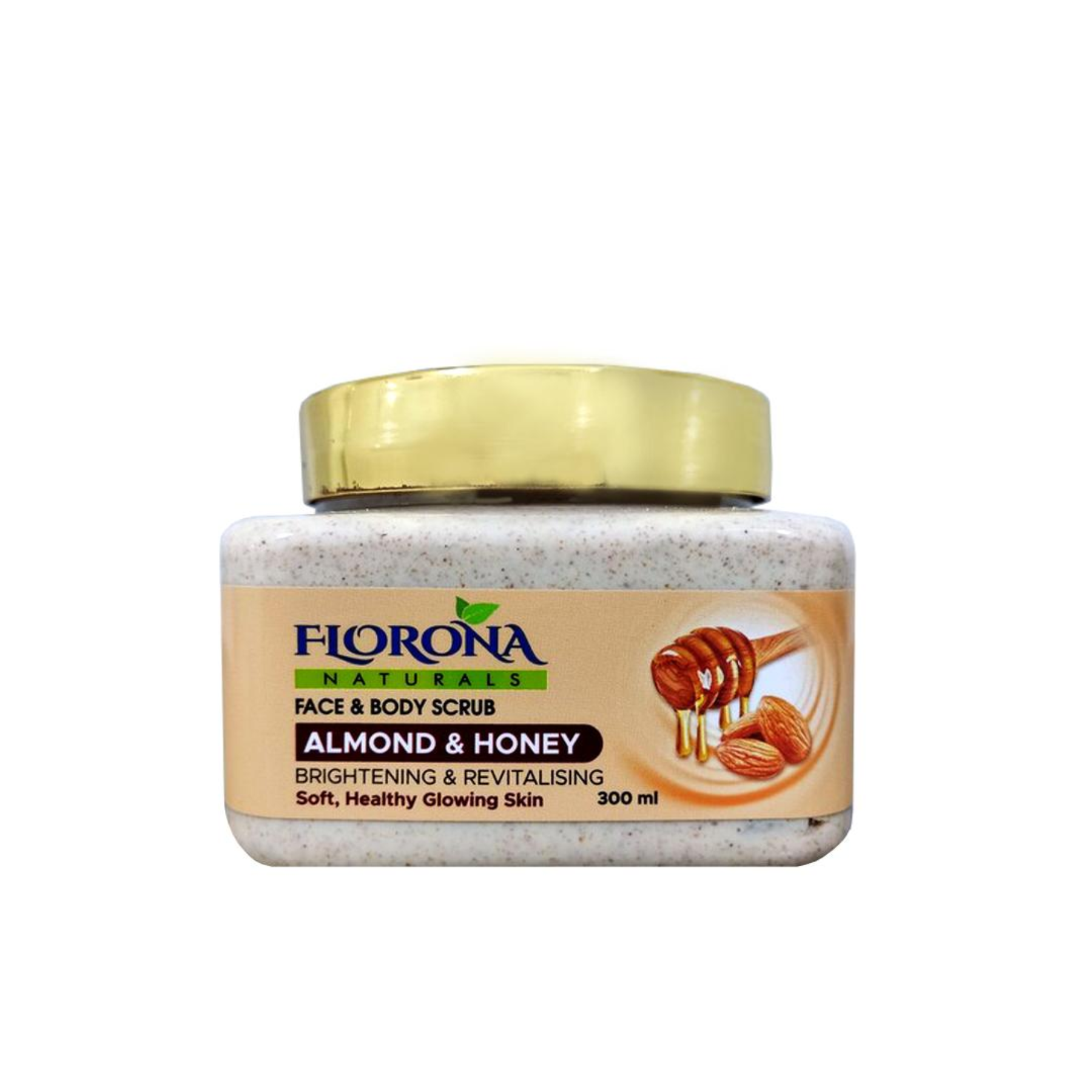 Florona Face & body scrub 300ml Almond