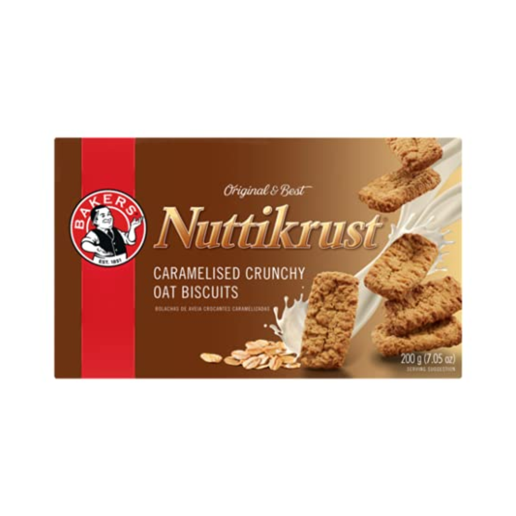 Bakers Nuttikrust 200g Biscuit