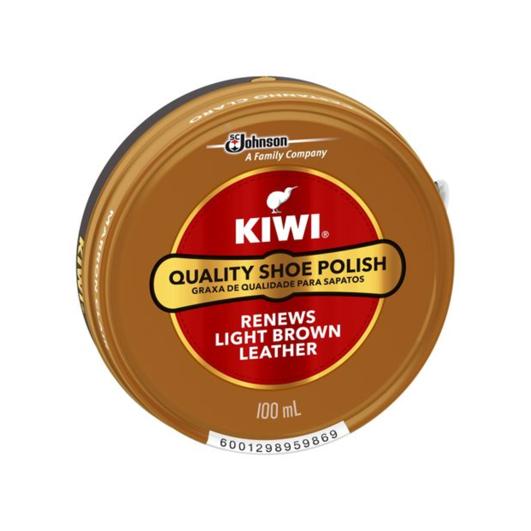 Kiwi Shoe Polish 100ml Mid Brown