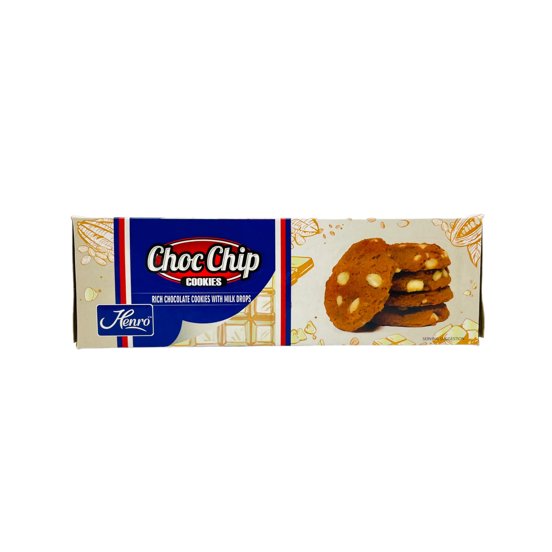 Henro Choc Chip cookies milk 160g