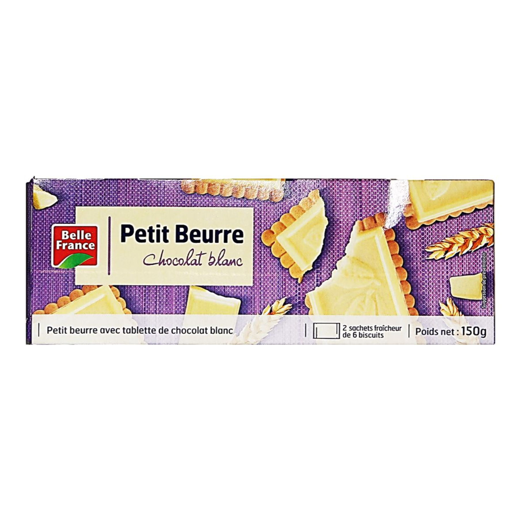 Belle France Petit Beurre Chocolat Blanc