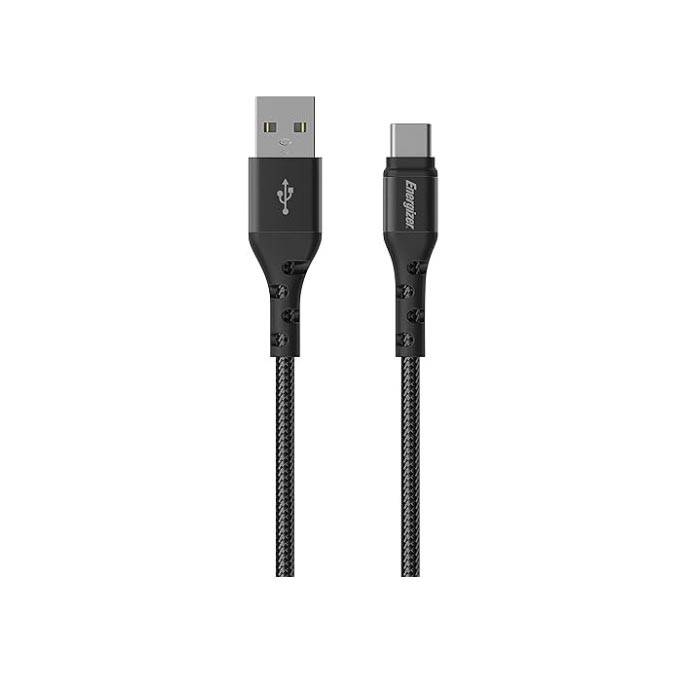 CABLE USB-C TRESSE ET METAL 2M C520CKBK