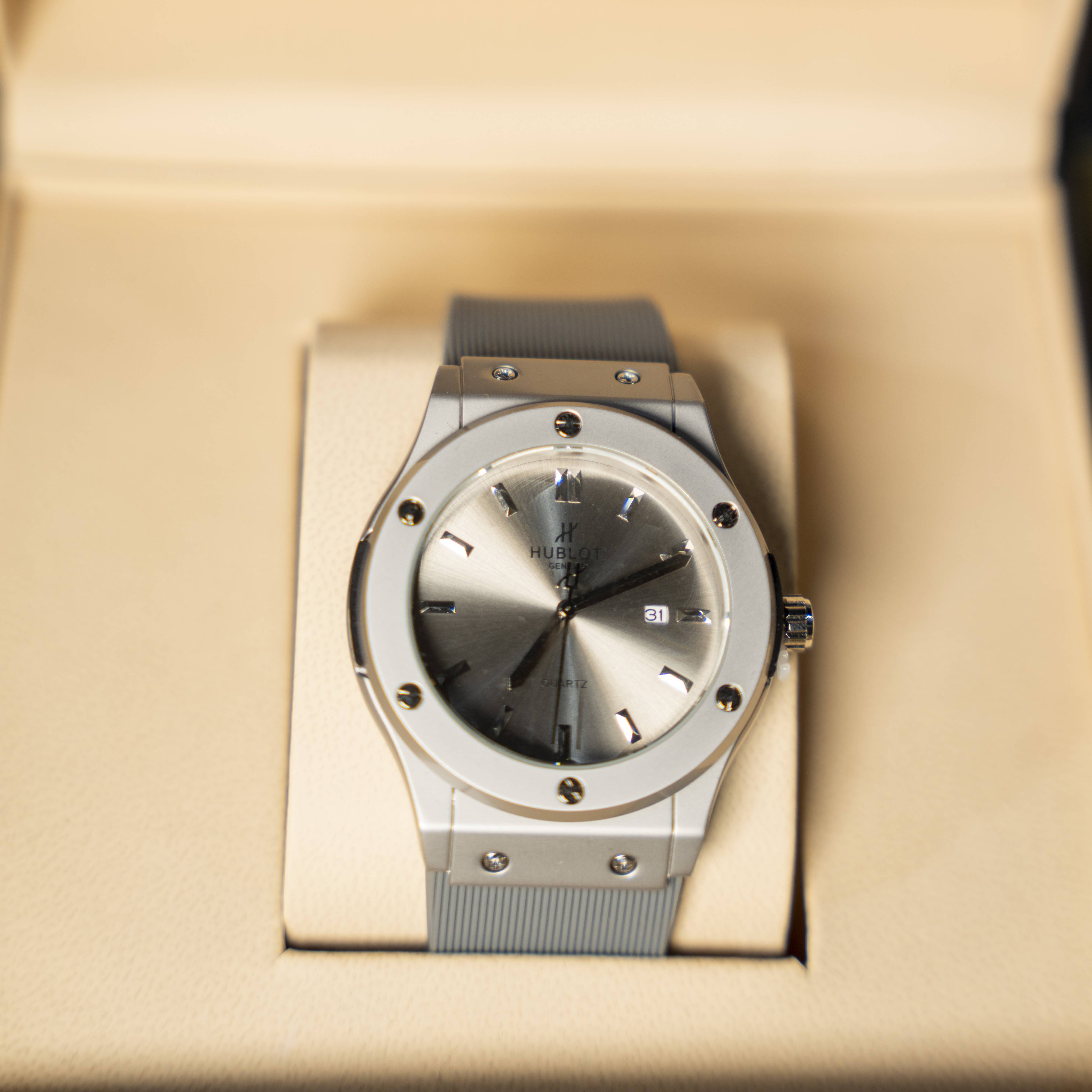 Hublot Classic Fusion Silver Watch