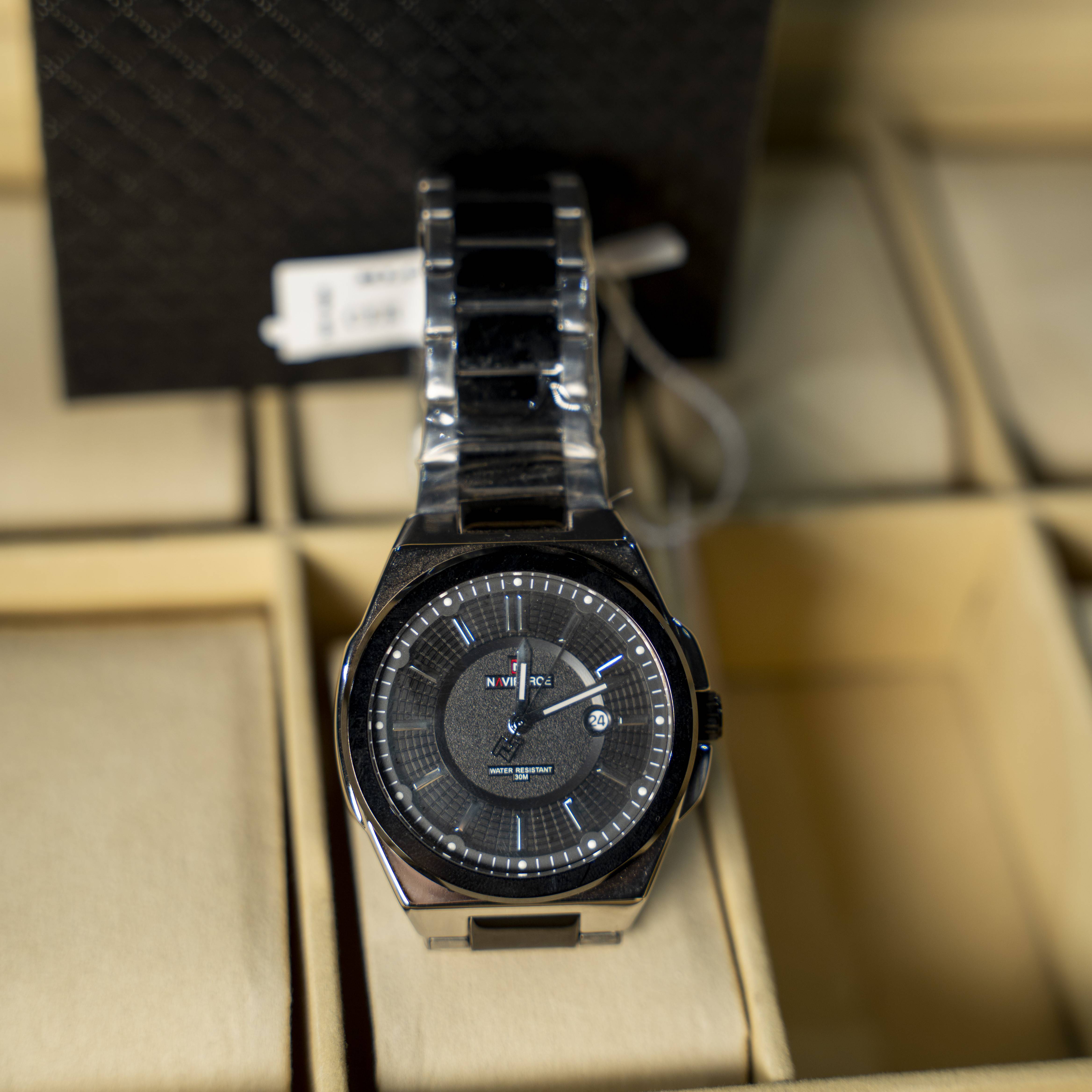 Naviforce Black Dial Watch