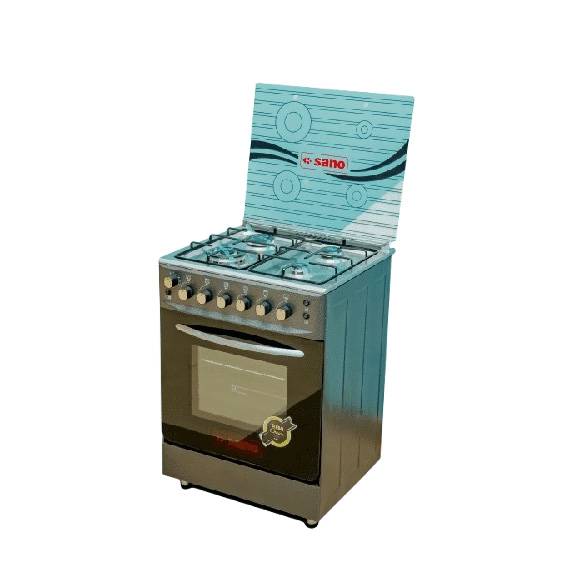 FLORSA 60*60 four burners gas cooker, full gas oven, automatic Ignition FLO-04