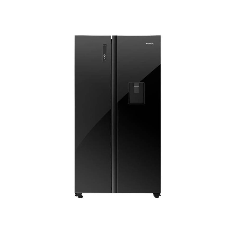 HISENSE FRIDGE RC-67WC4SA - 518 LTR SIDE BY SIDE BLACK MIRROE - WITH SCREEN