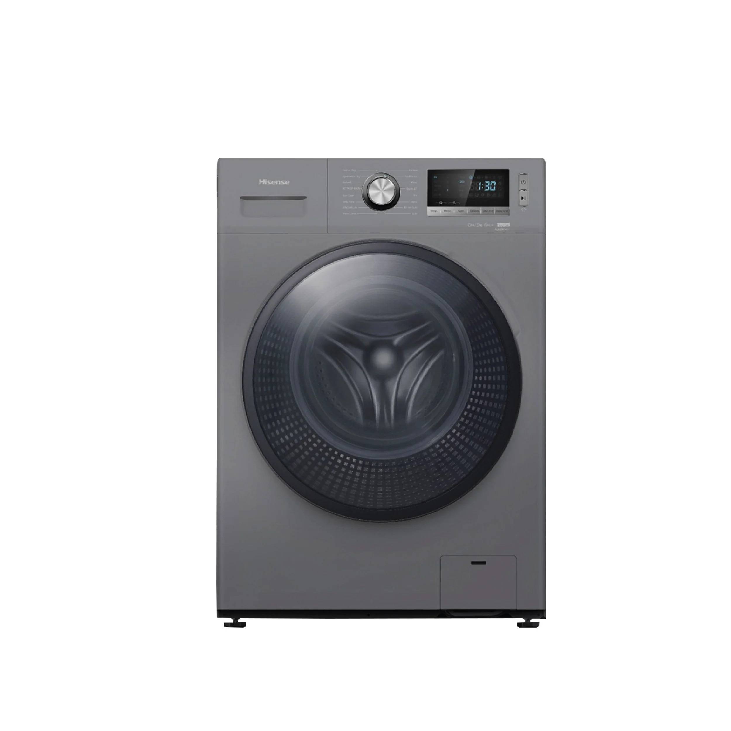 HISENSE WASHING MACHINE WFQP-8014EVMT 8KG FRONT LOAD WASHING MACHINE AUTO MATIC