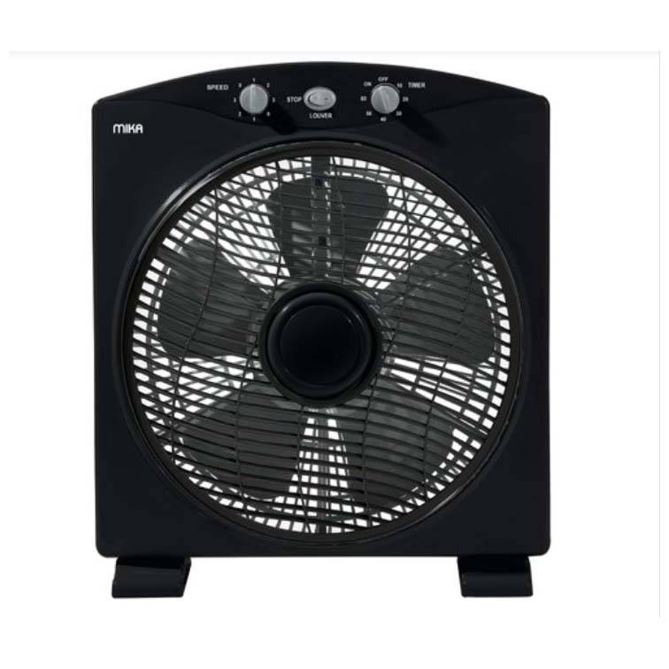 MIKA Box Fan, Vista, 12", Black MFB1211BL