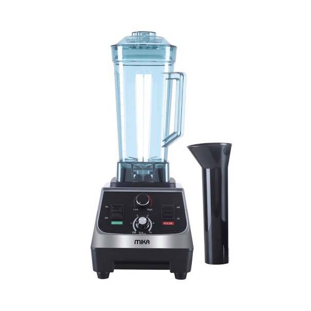 MIKA Commercial Blender, 2L, 1500W, Silver & Black MCBL1151B