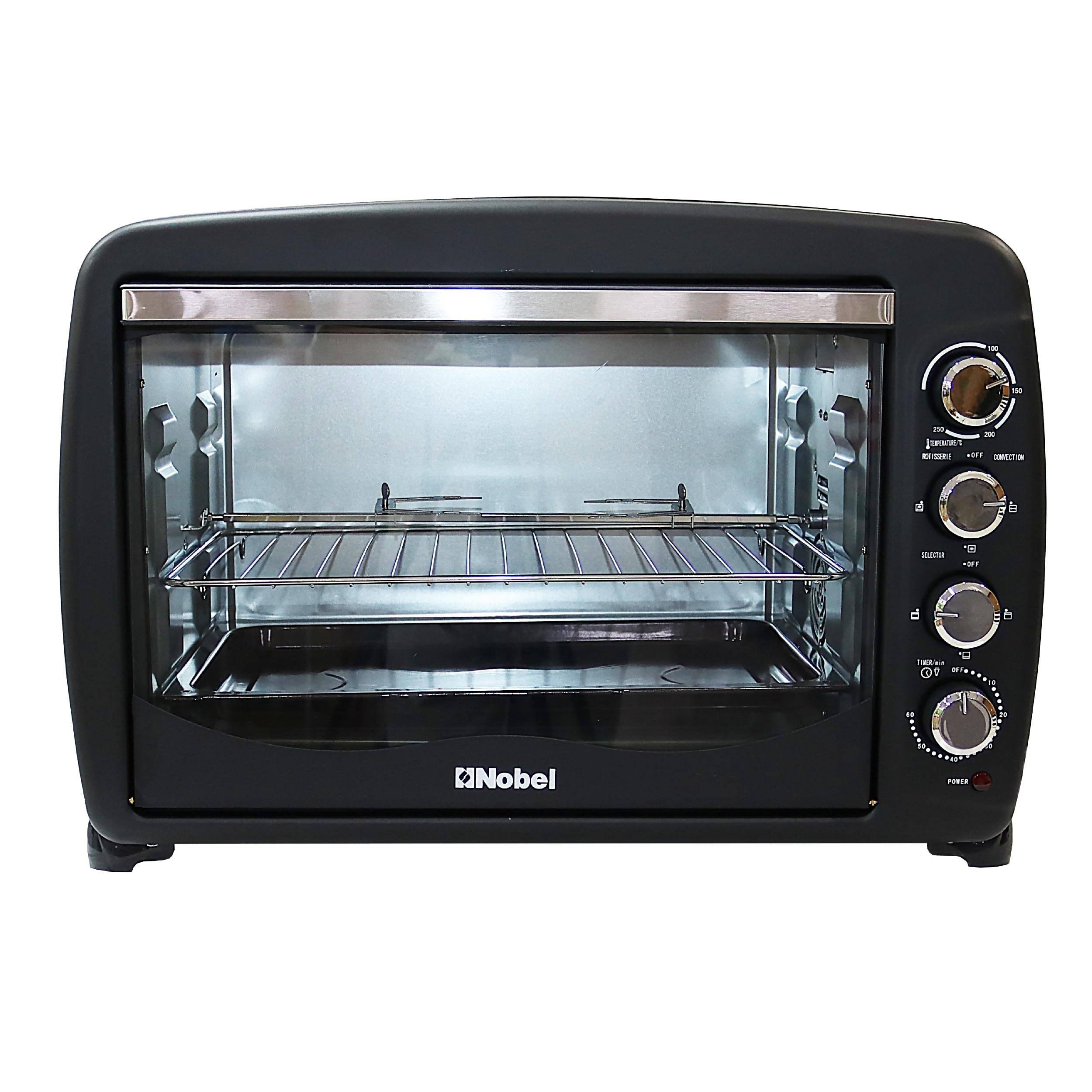 NOBEL ELECTRIC OVEN BLACK 55LITRES