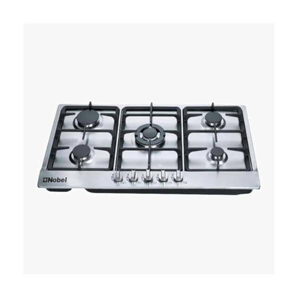 NOBEL GAS HOBS STAINLESS STEEL 90 CM 5 GAS BURNERS FFD